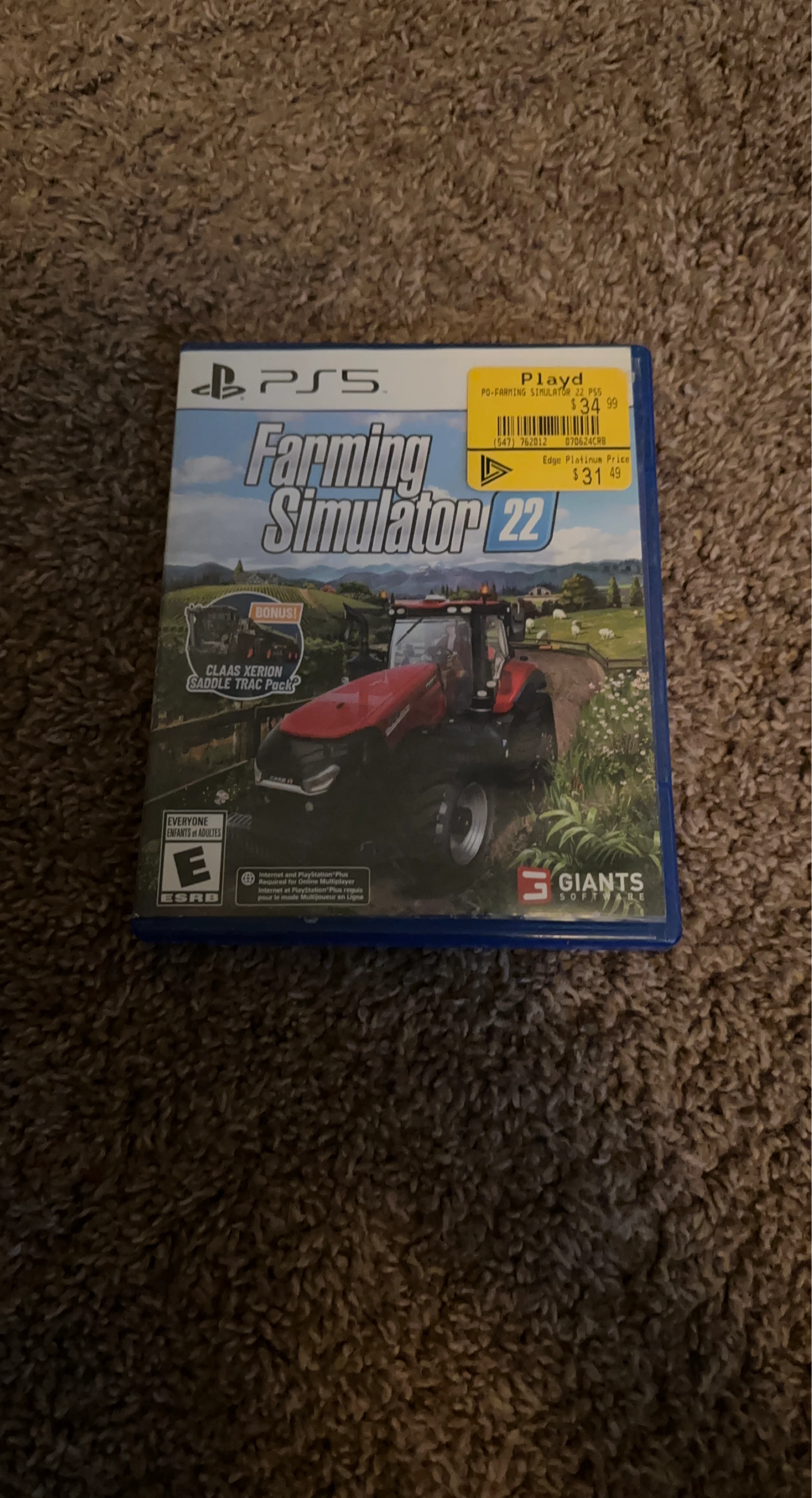 PlayStation 5 Farming Simulator 22