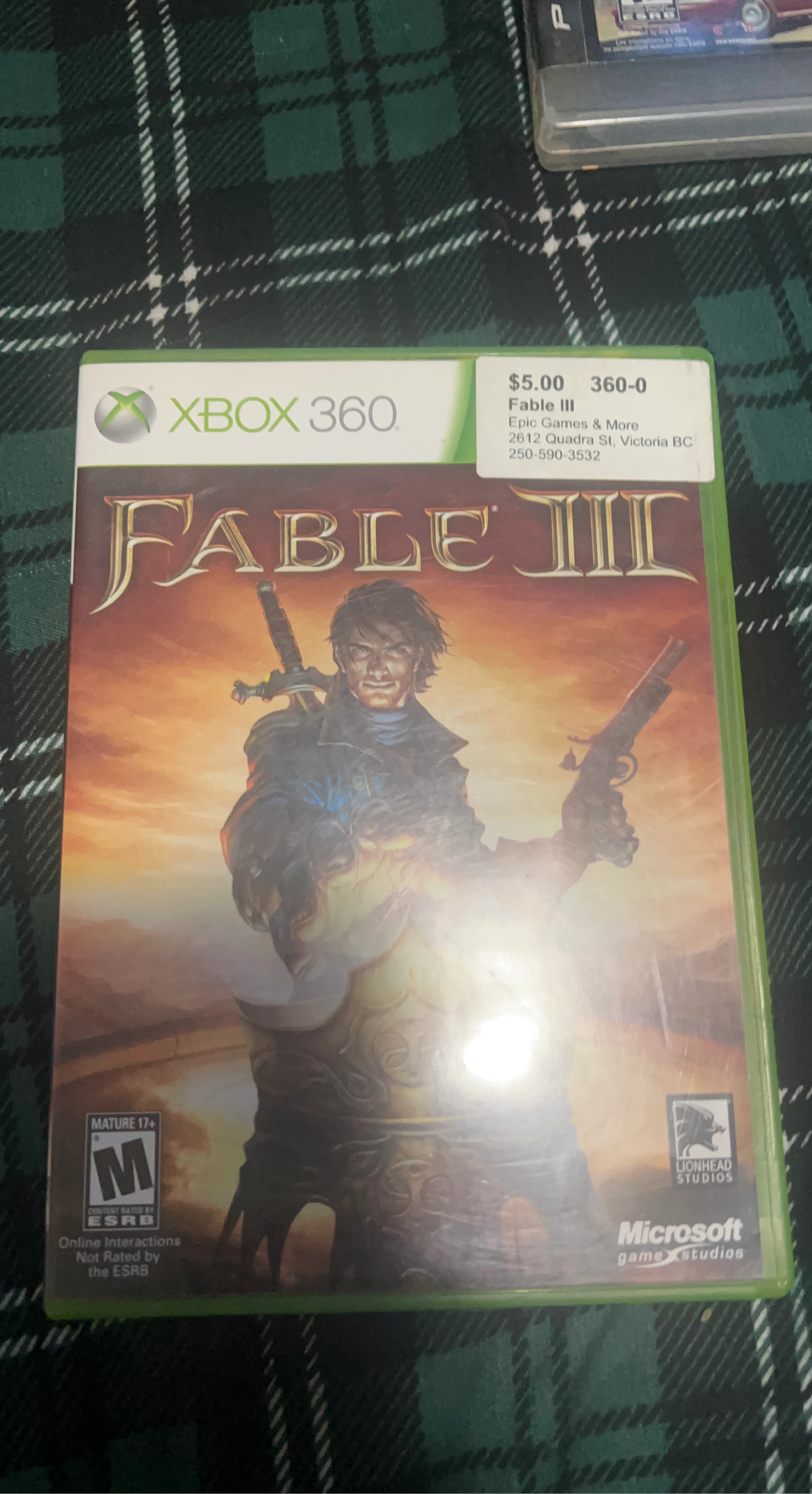 Fable III Xbox 360 Game