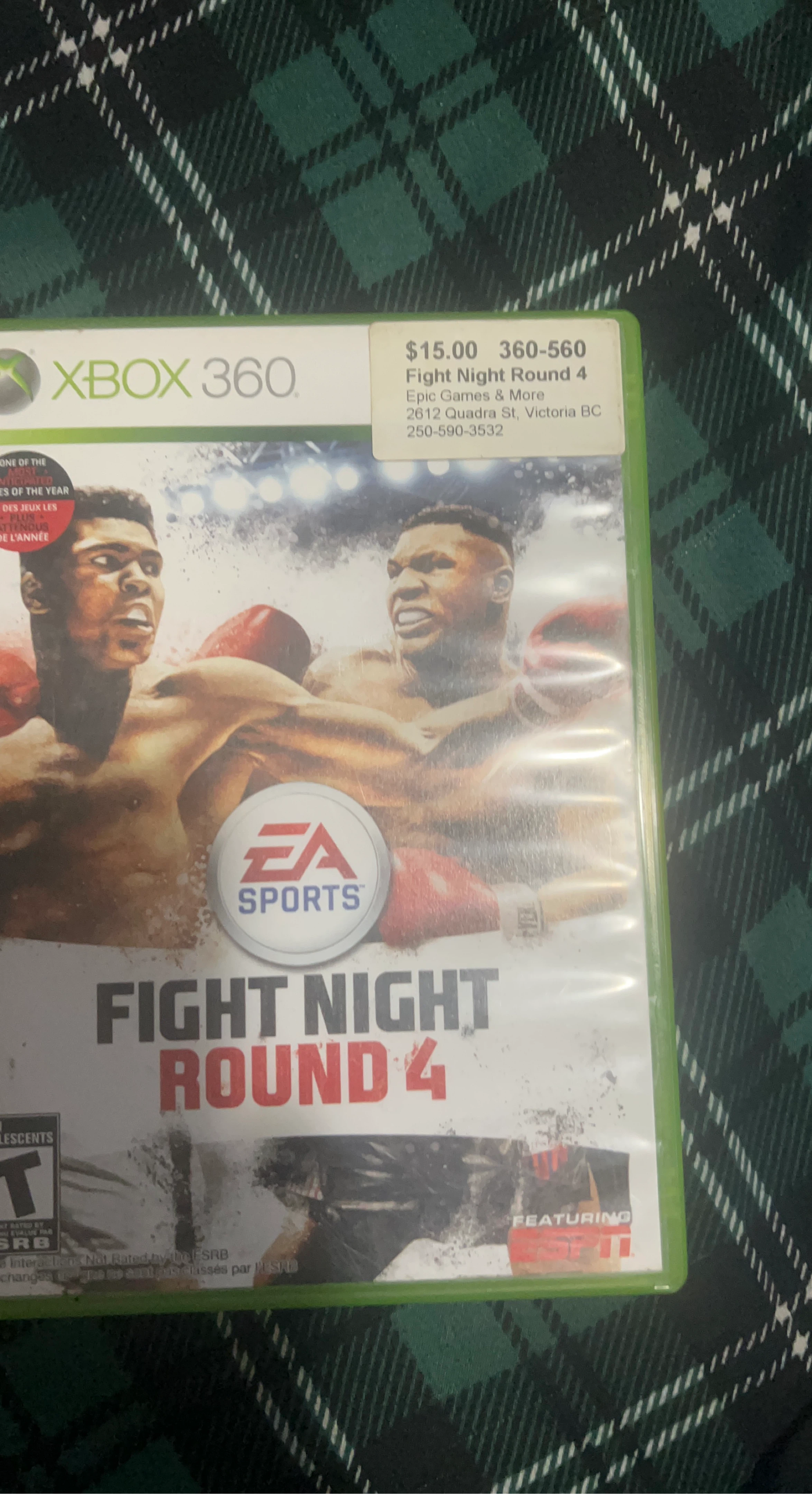 Xbox 360 Fight Night Round 4 Game