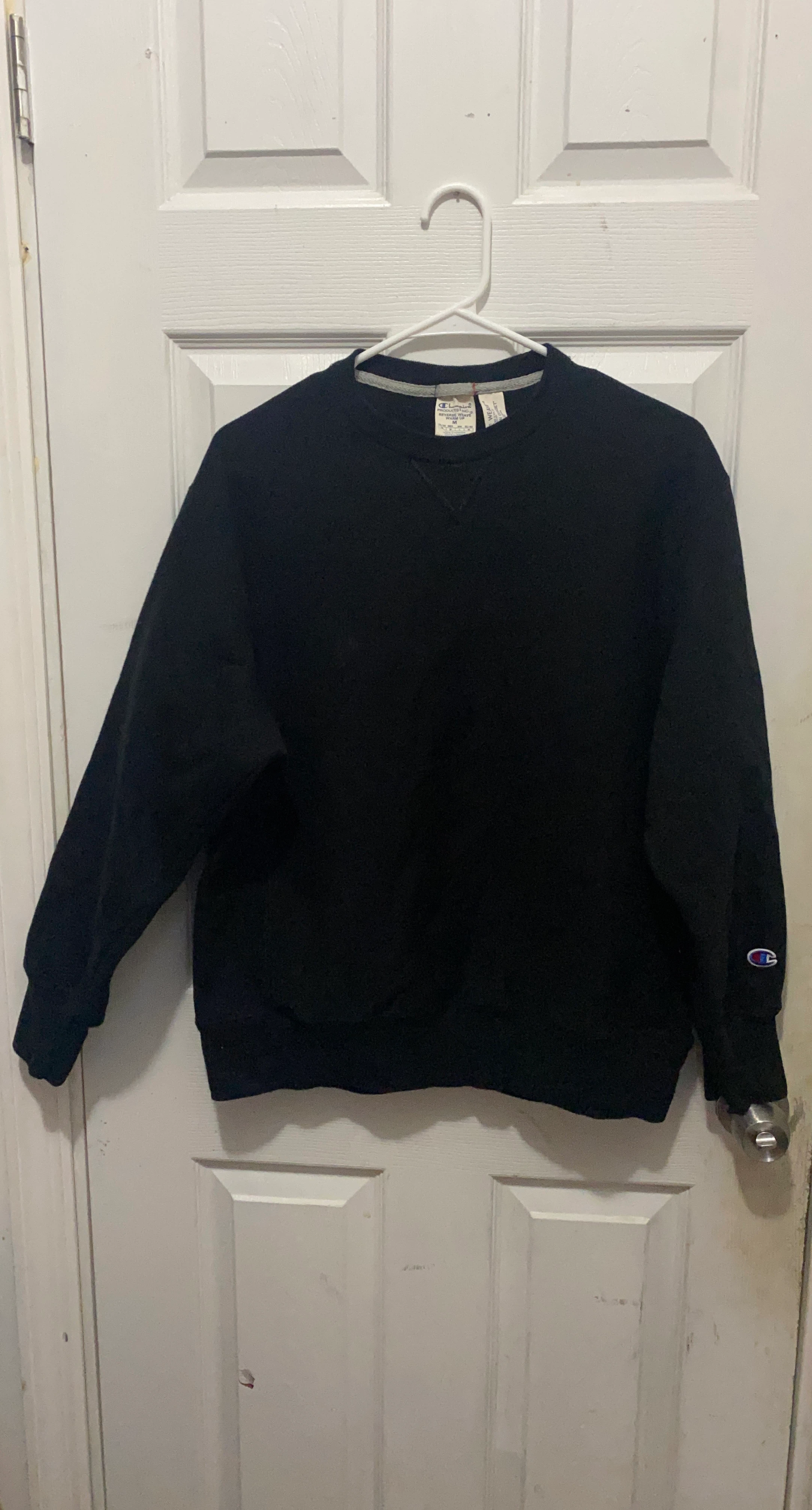 Champion Black Crewneck Sweatshirt