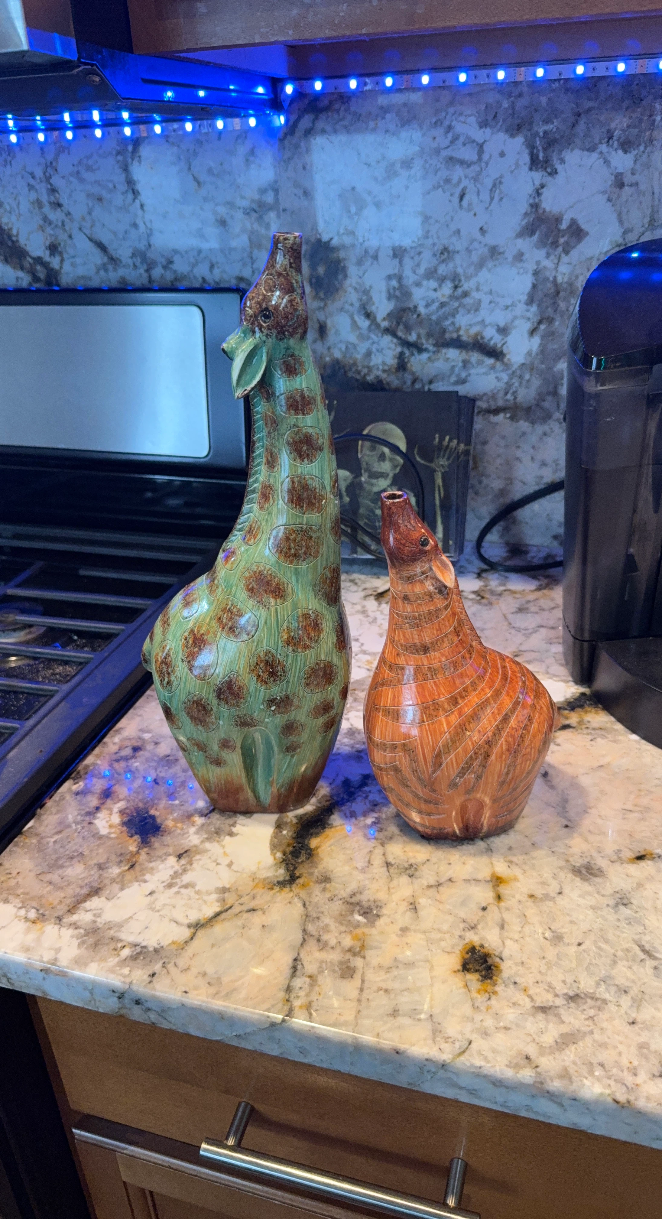Ceramic Giraffe Figurines