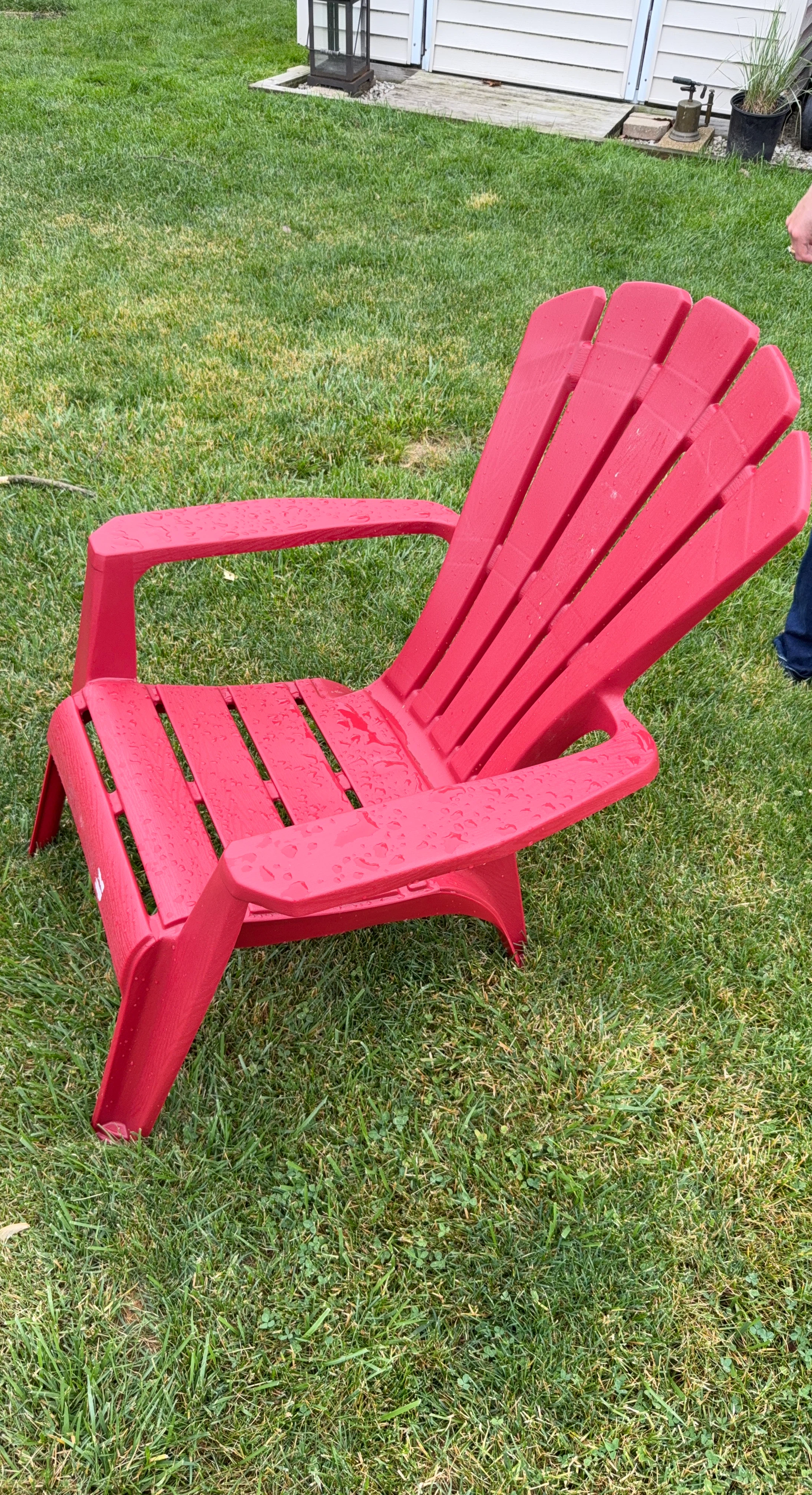 Red Adirondack Chair 4 pieces