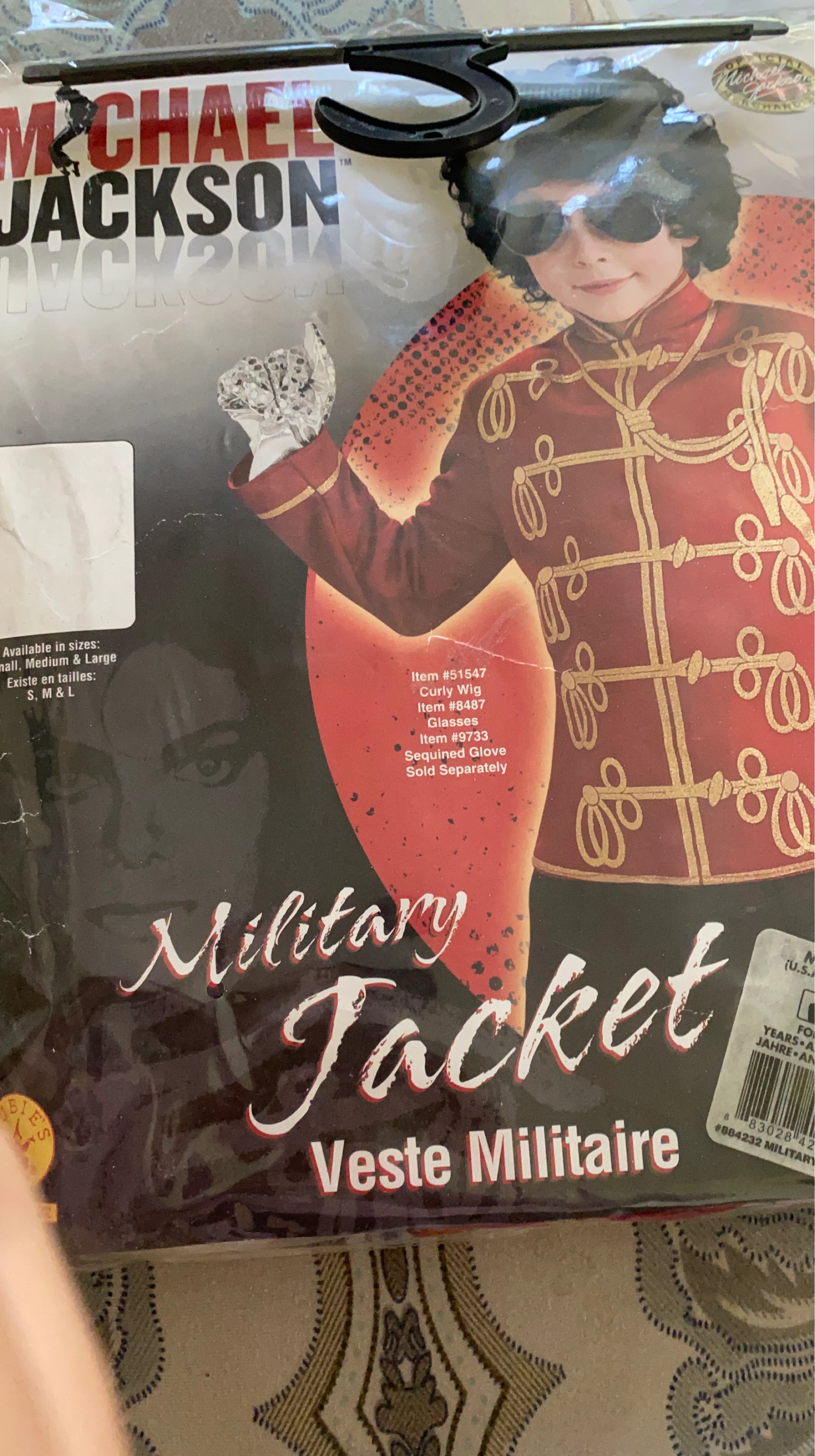 Michael Jackson Military Jacket Costume for Kids