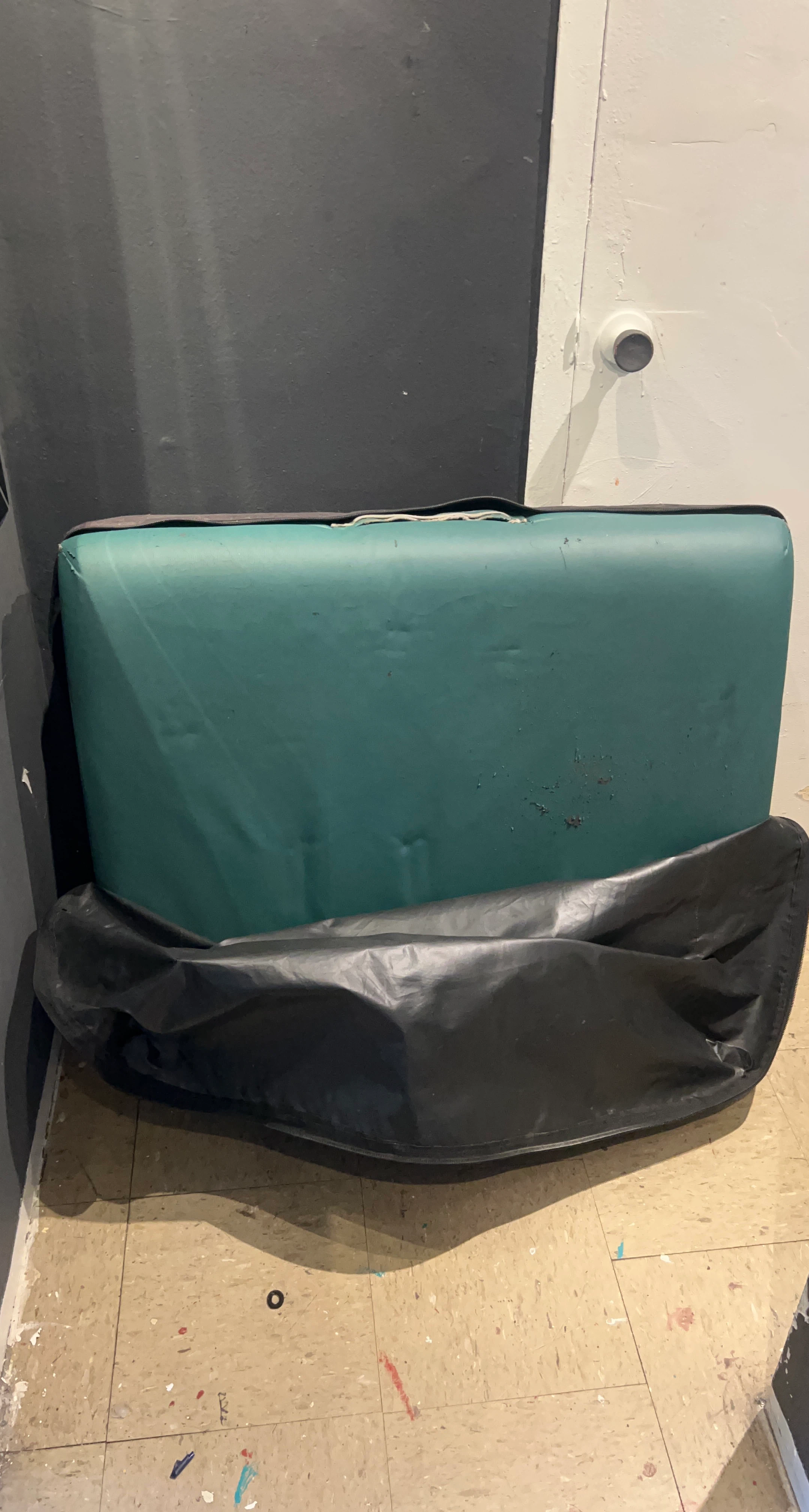 Green Massage Table with Carrying Case