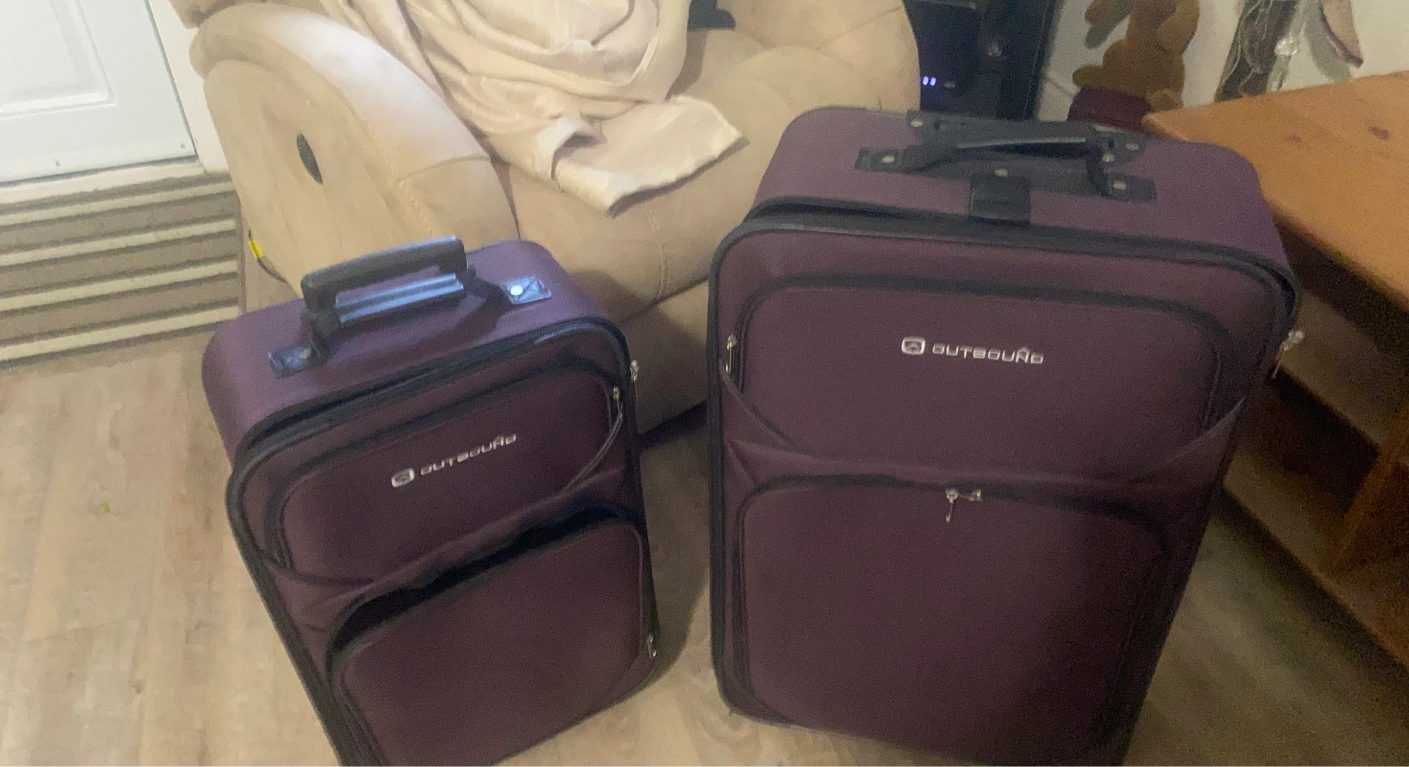 Outbound Luggage Set - 2 Piece Purple