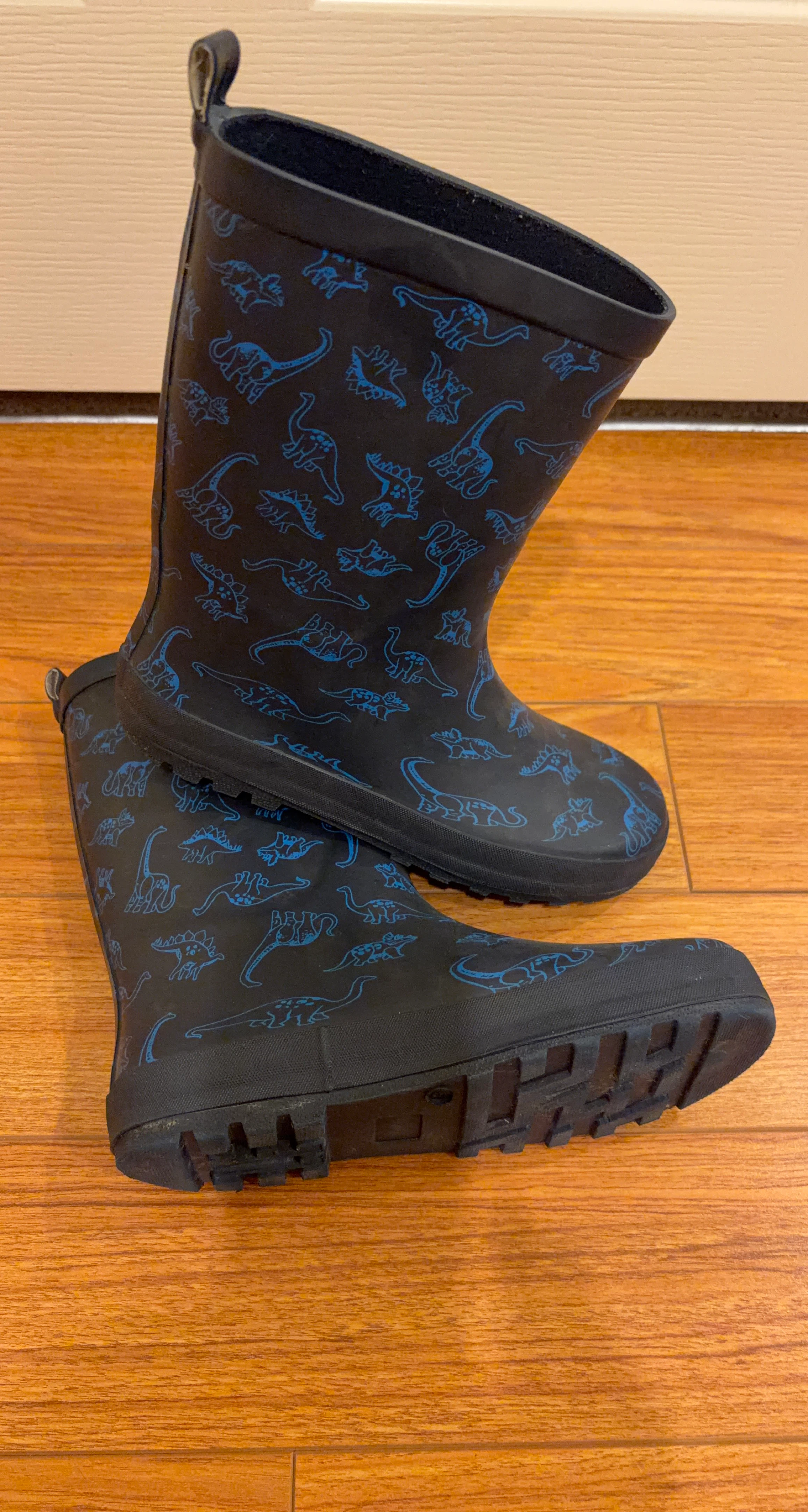 Black Dinosaur Rain Boots - Kids Size 5