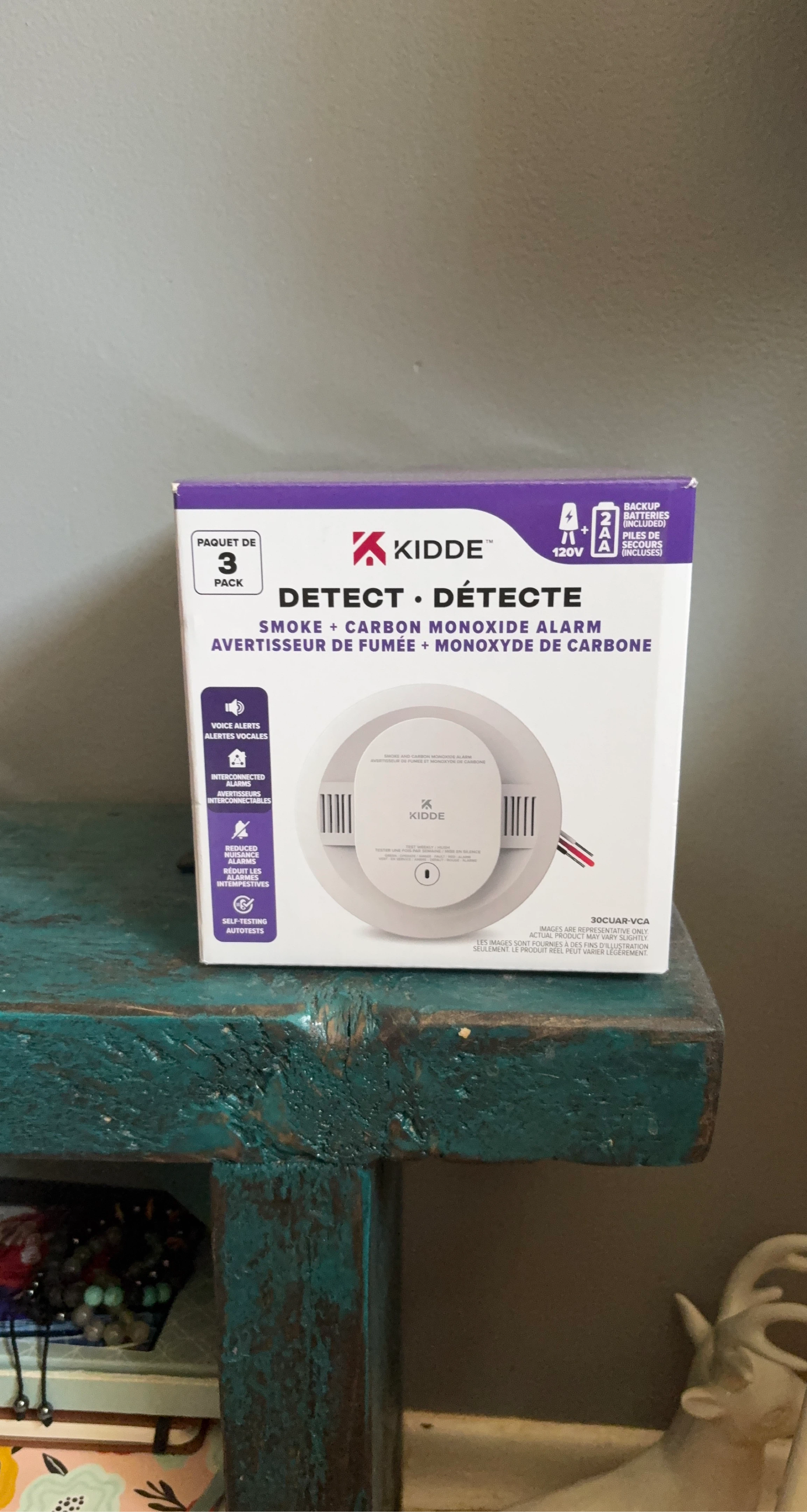Kidde Smoke + Carbon Monoxide Alarm (3 Pack)