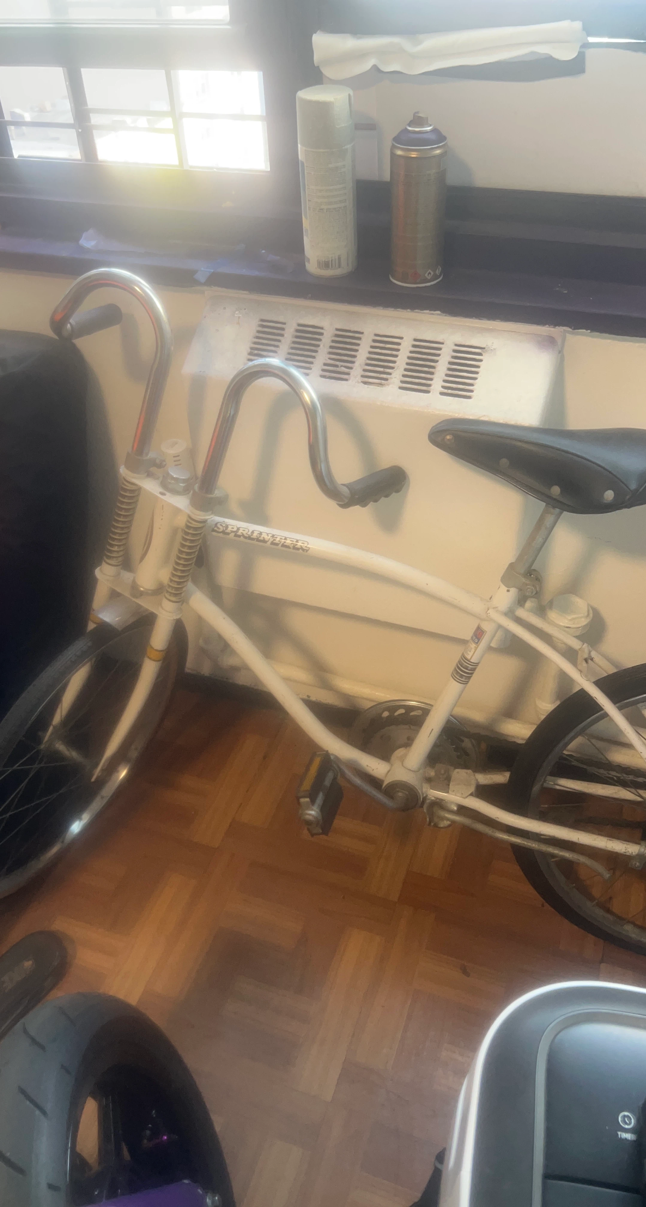 White "SPRINTER" Kids Bicycle