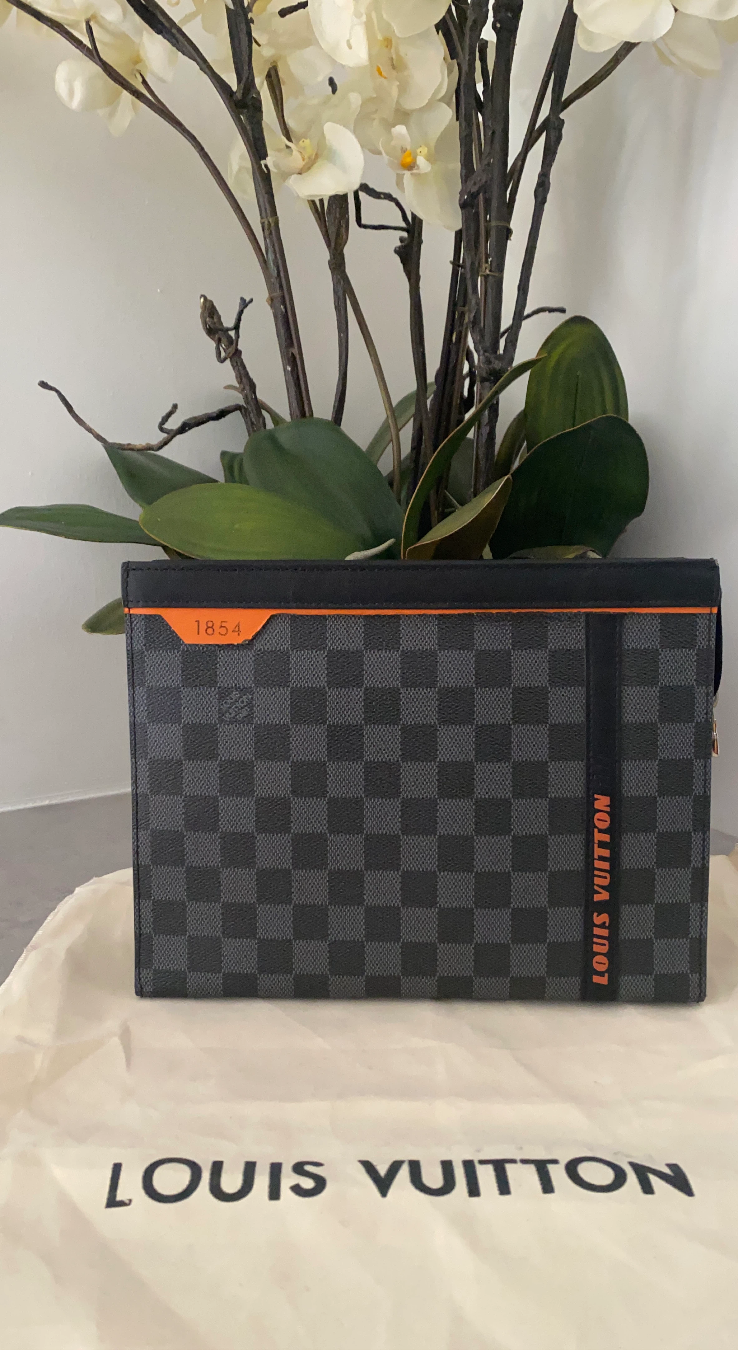 Louis Vuitton Damier Graphite Canvas Pouch