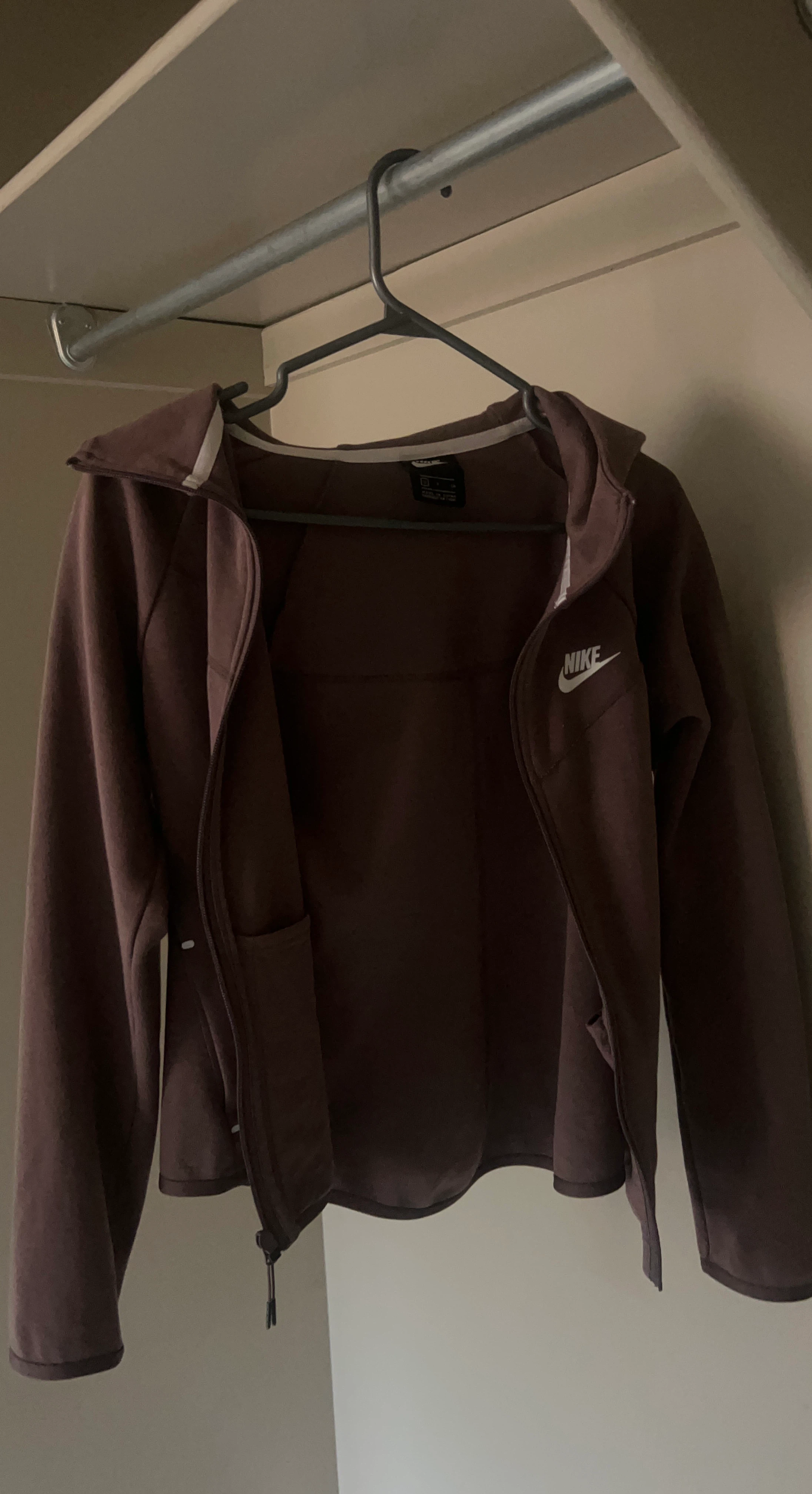 Nike Zip-Up Hoodie Brown