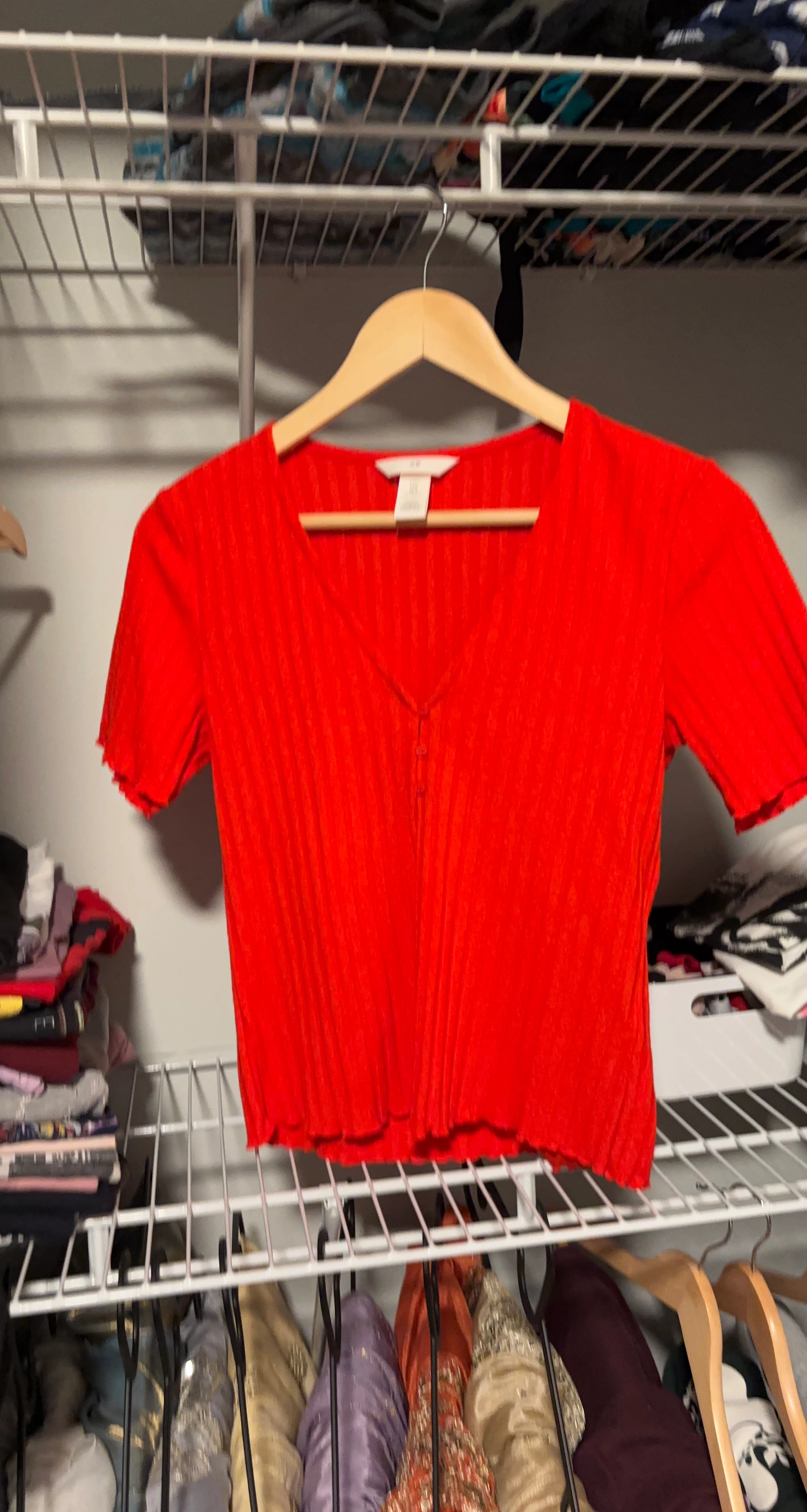 H&M Ribbed Knit Top