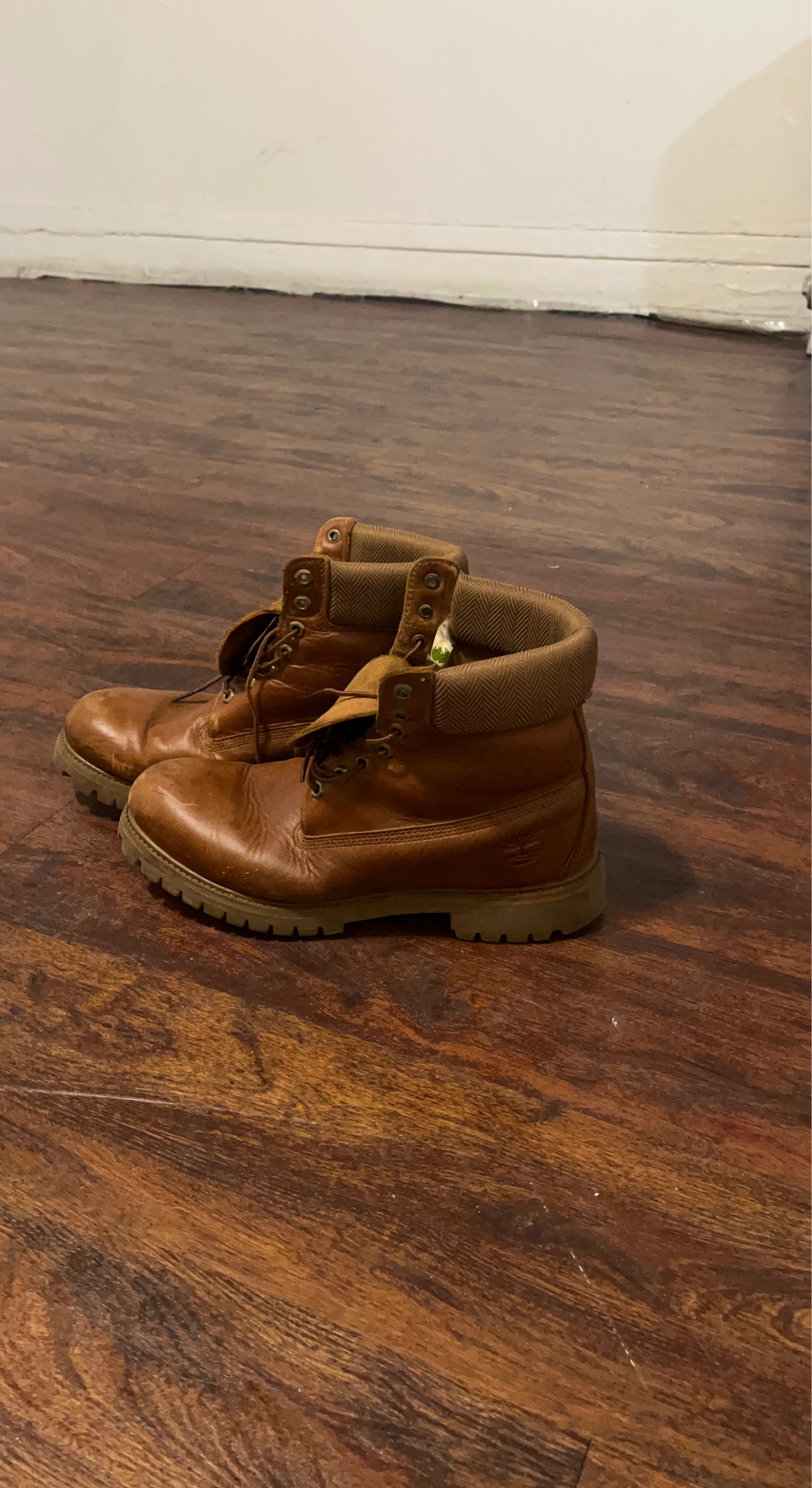 Timberland Brown Leather Work Boots