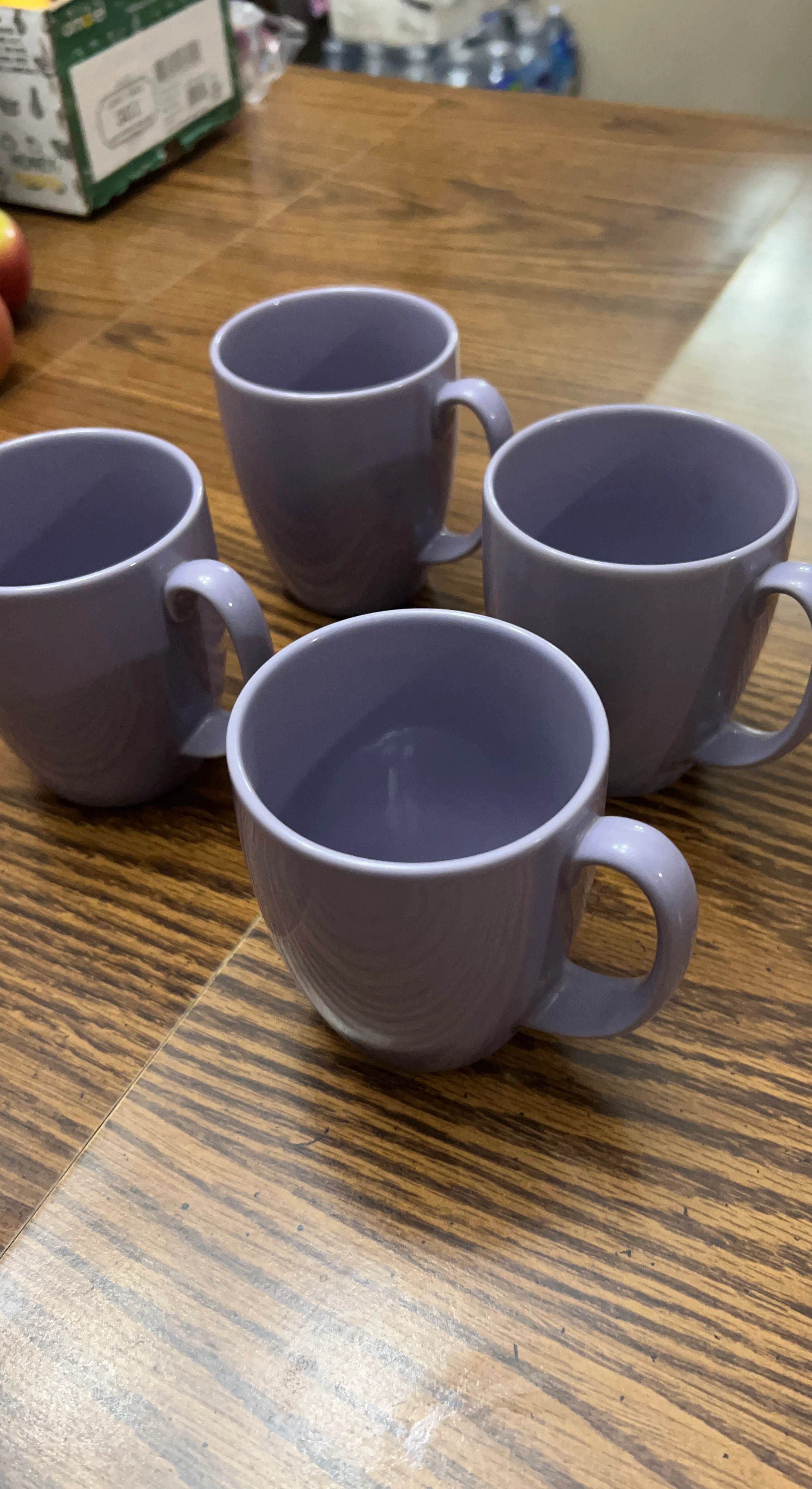 Corelle Stoneware Mugs Set of 4 - Lavender