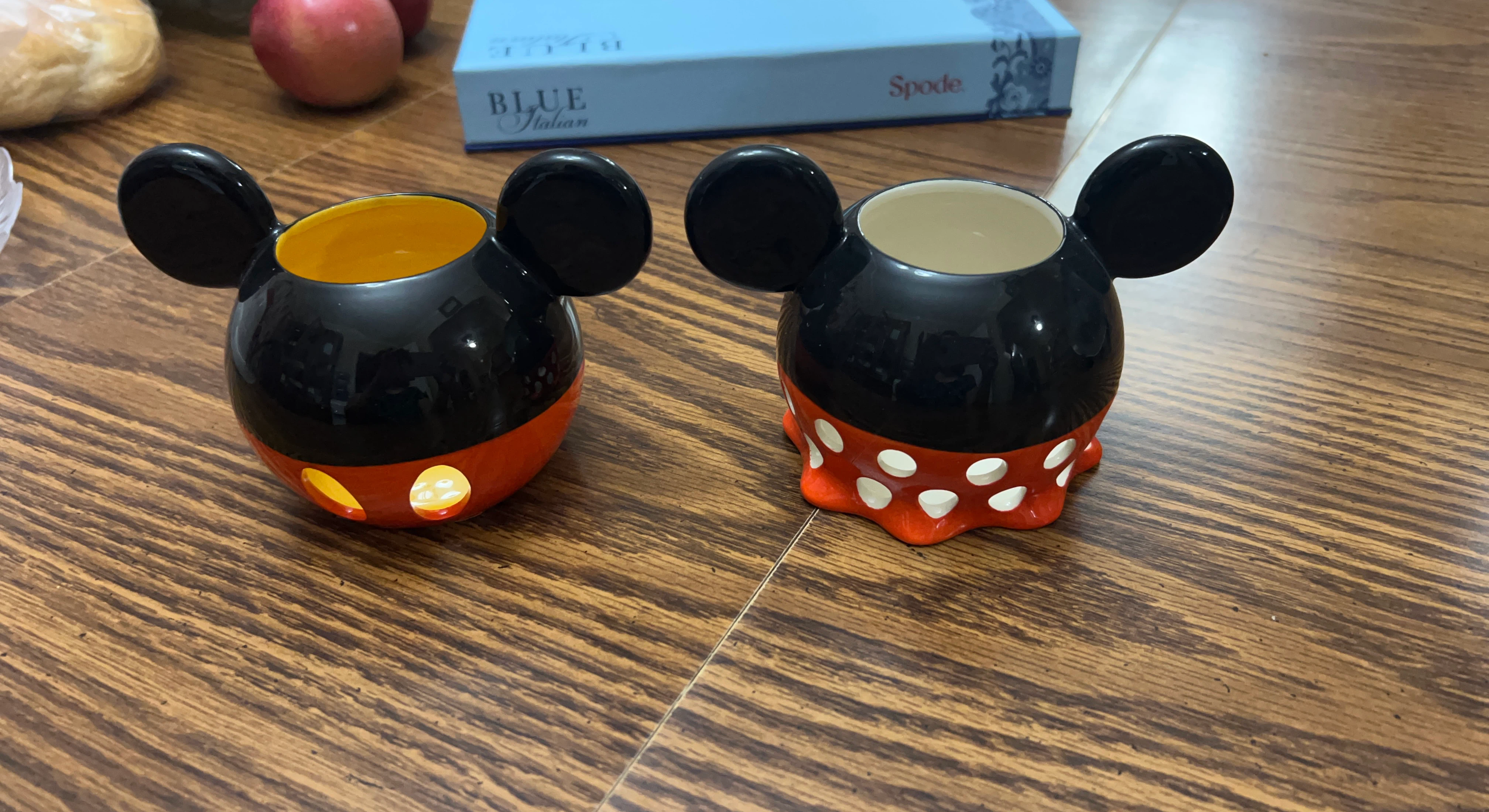 Mickey Mouse Ceramic Candle Holders