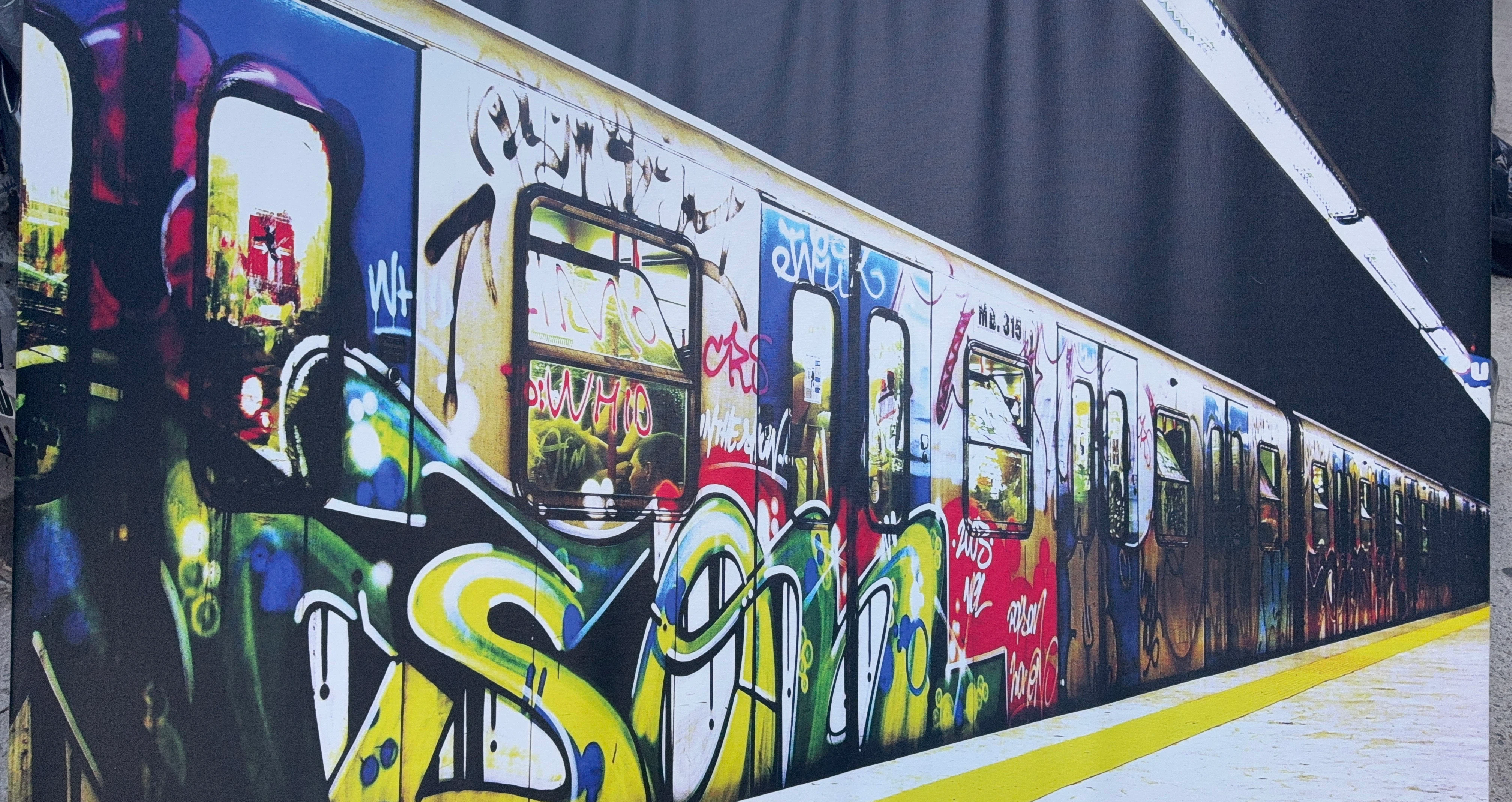 Graffiti Art Subway Train Print