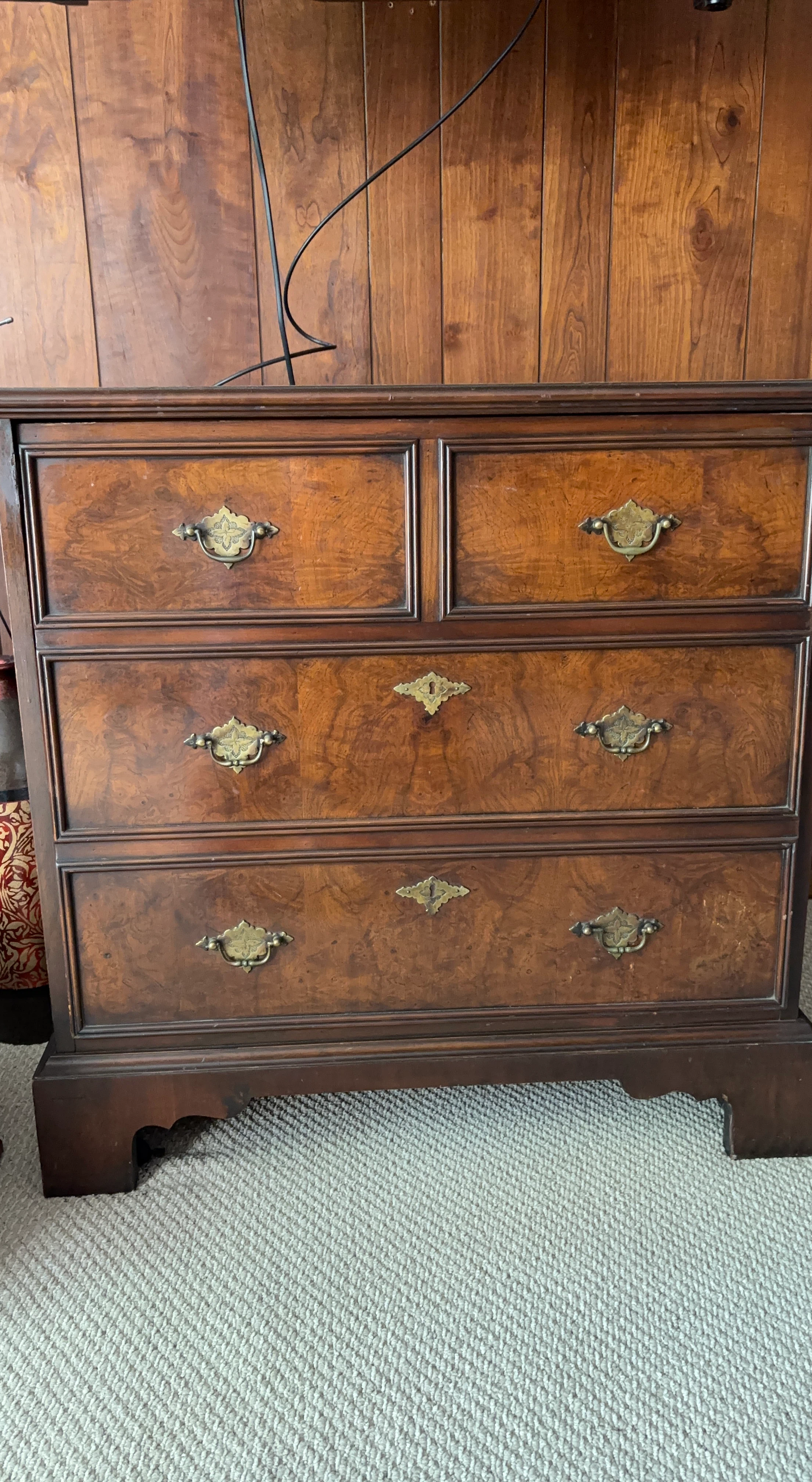 Antique Wooden Dresser Chest