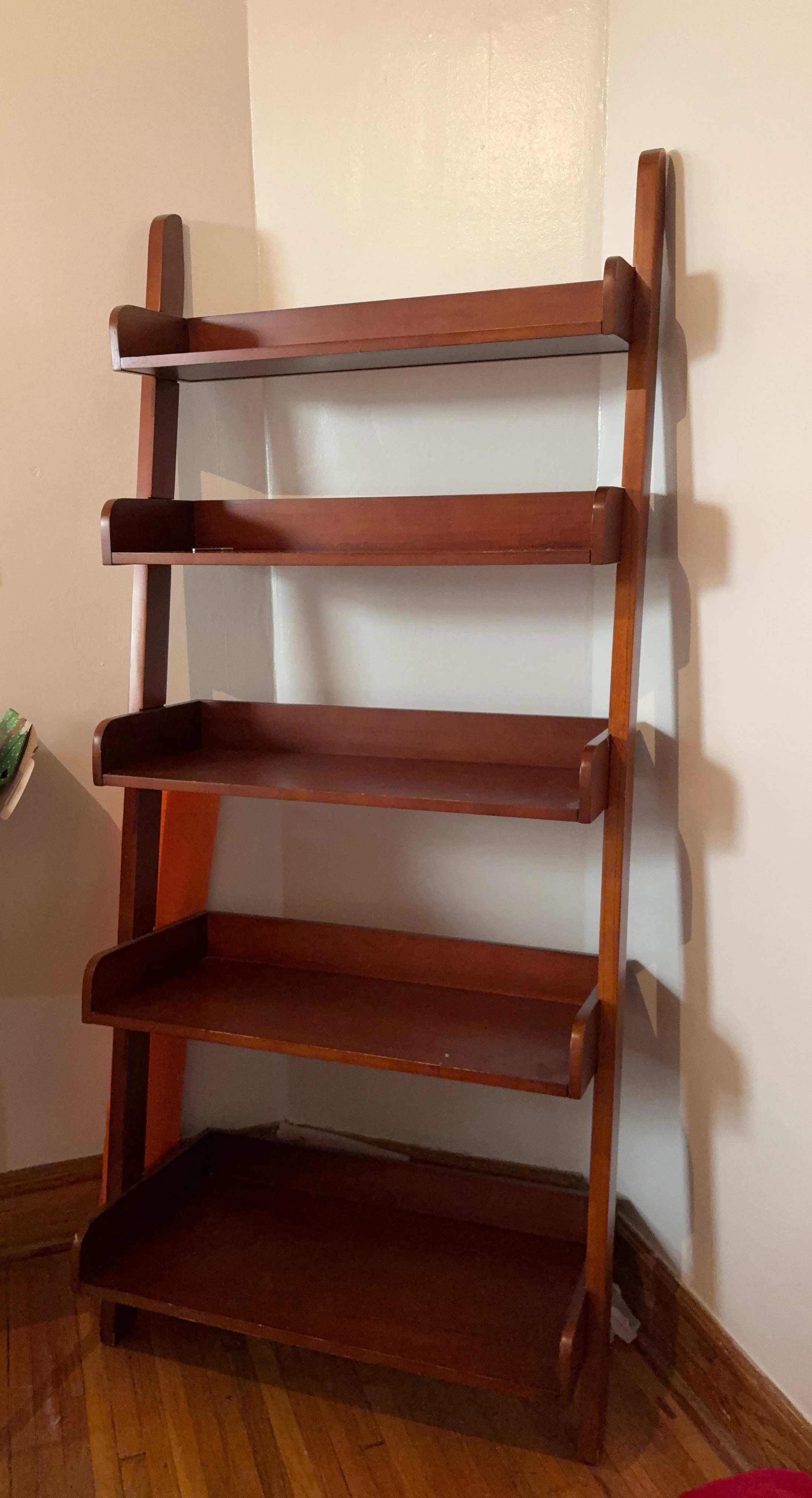Wooden Ladder Bookshelf