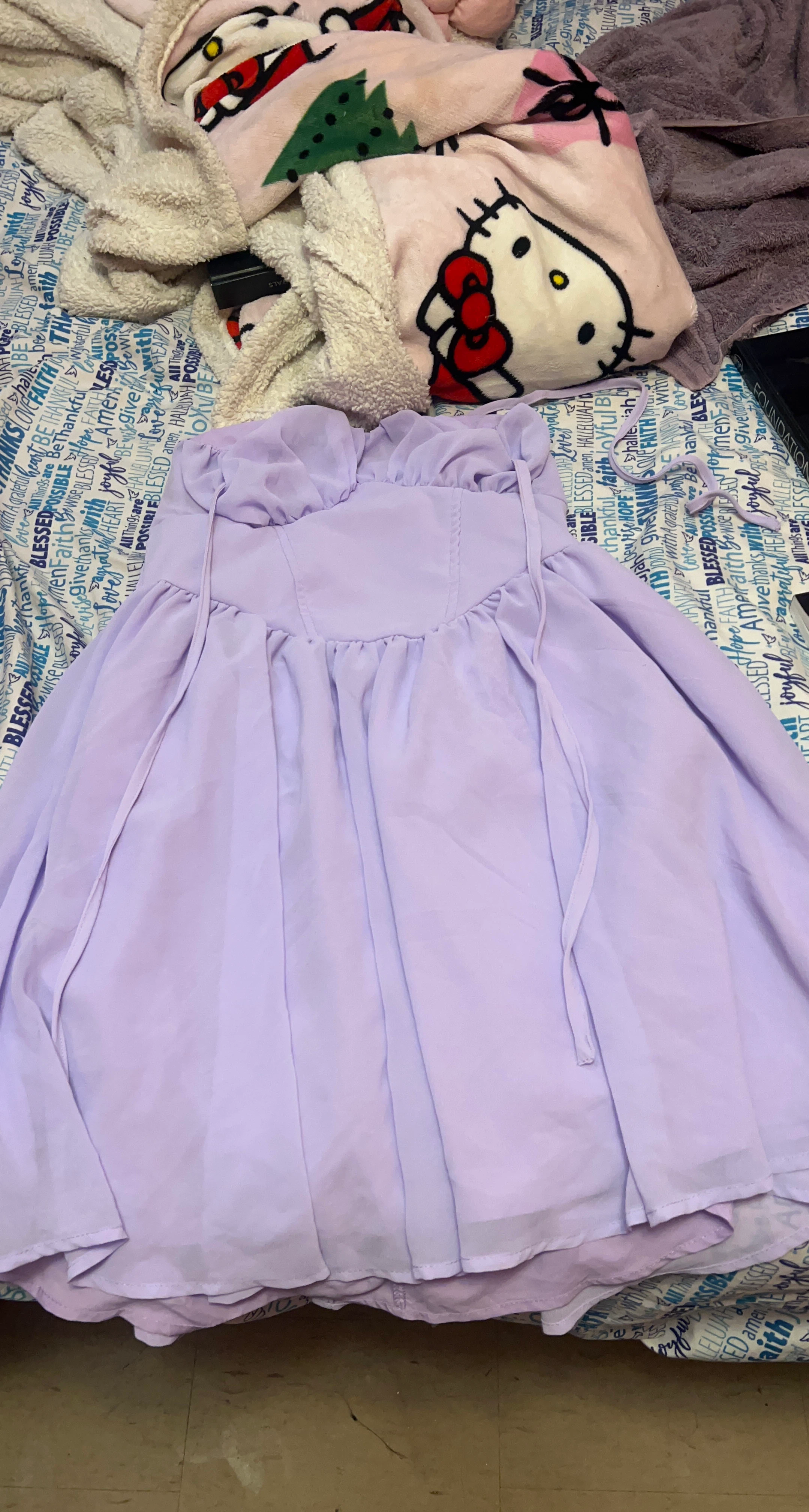 Purple sundress