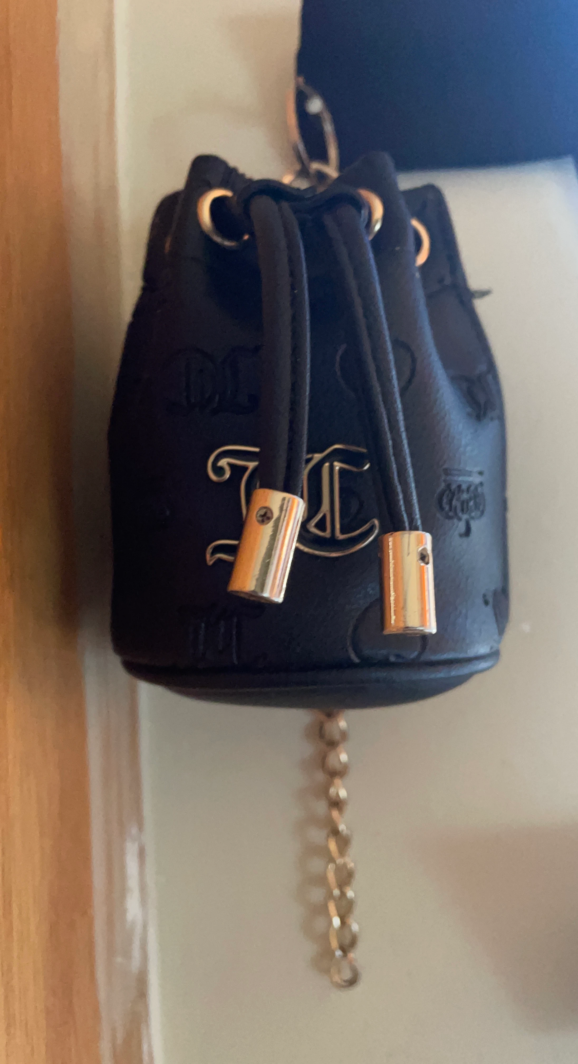 Juicy Couture Black leather Pouch
