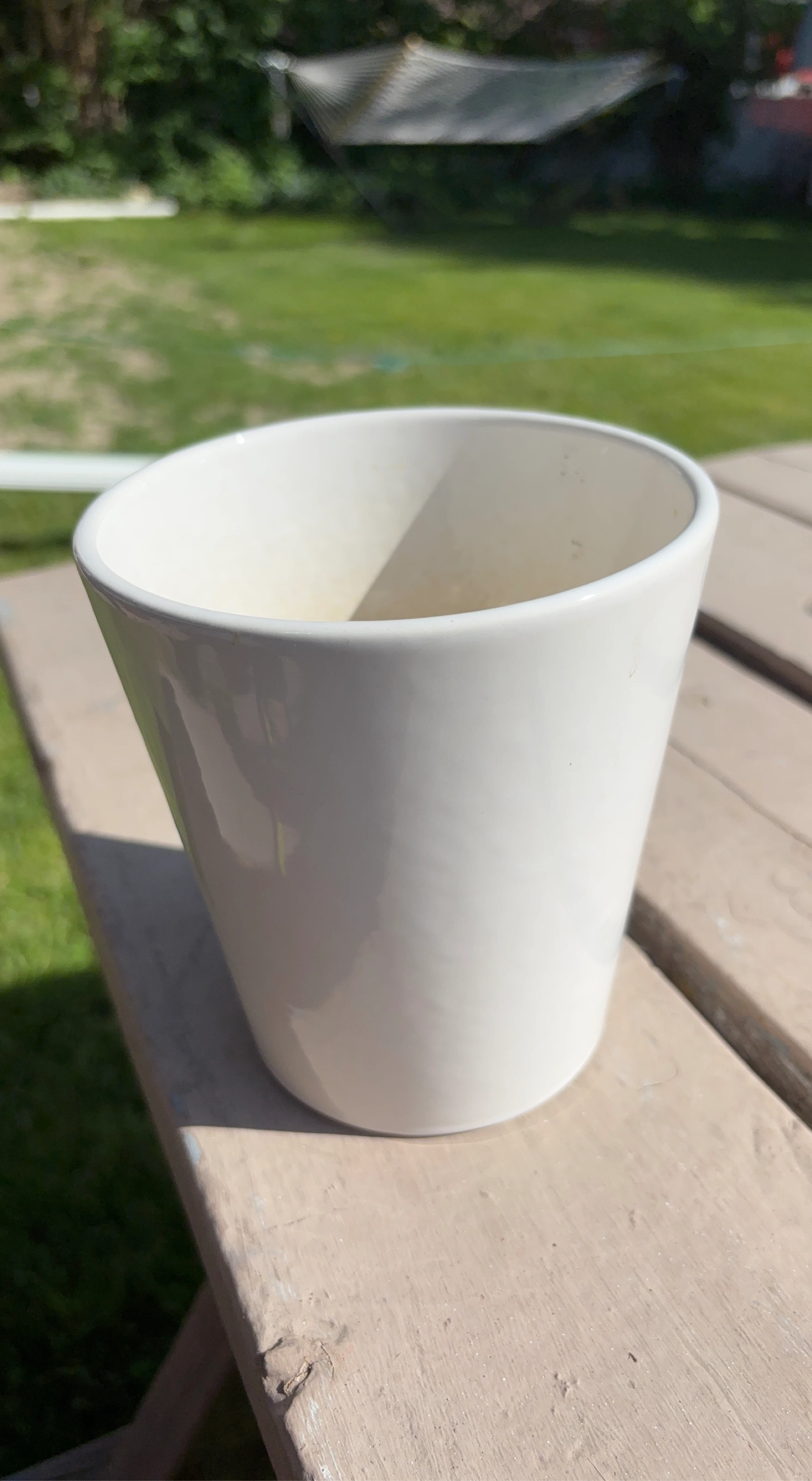 White Ceramic Planter Pot