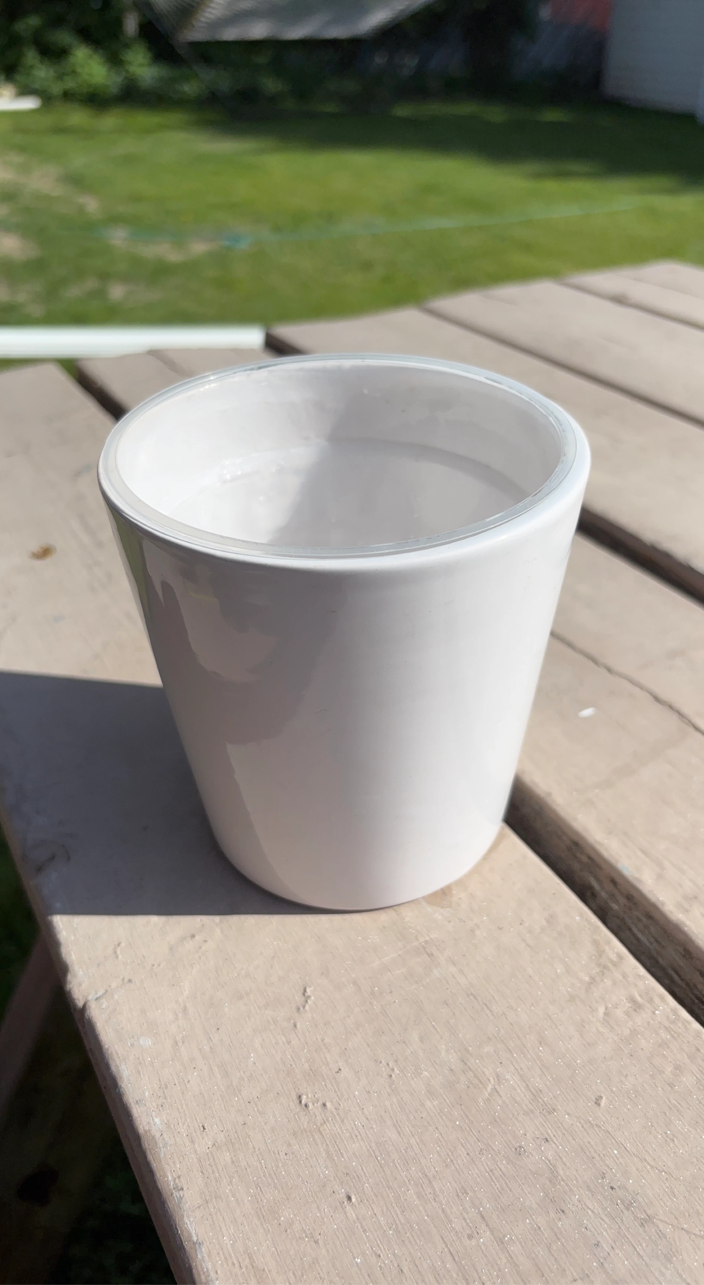 White Ceramic Pot