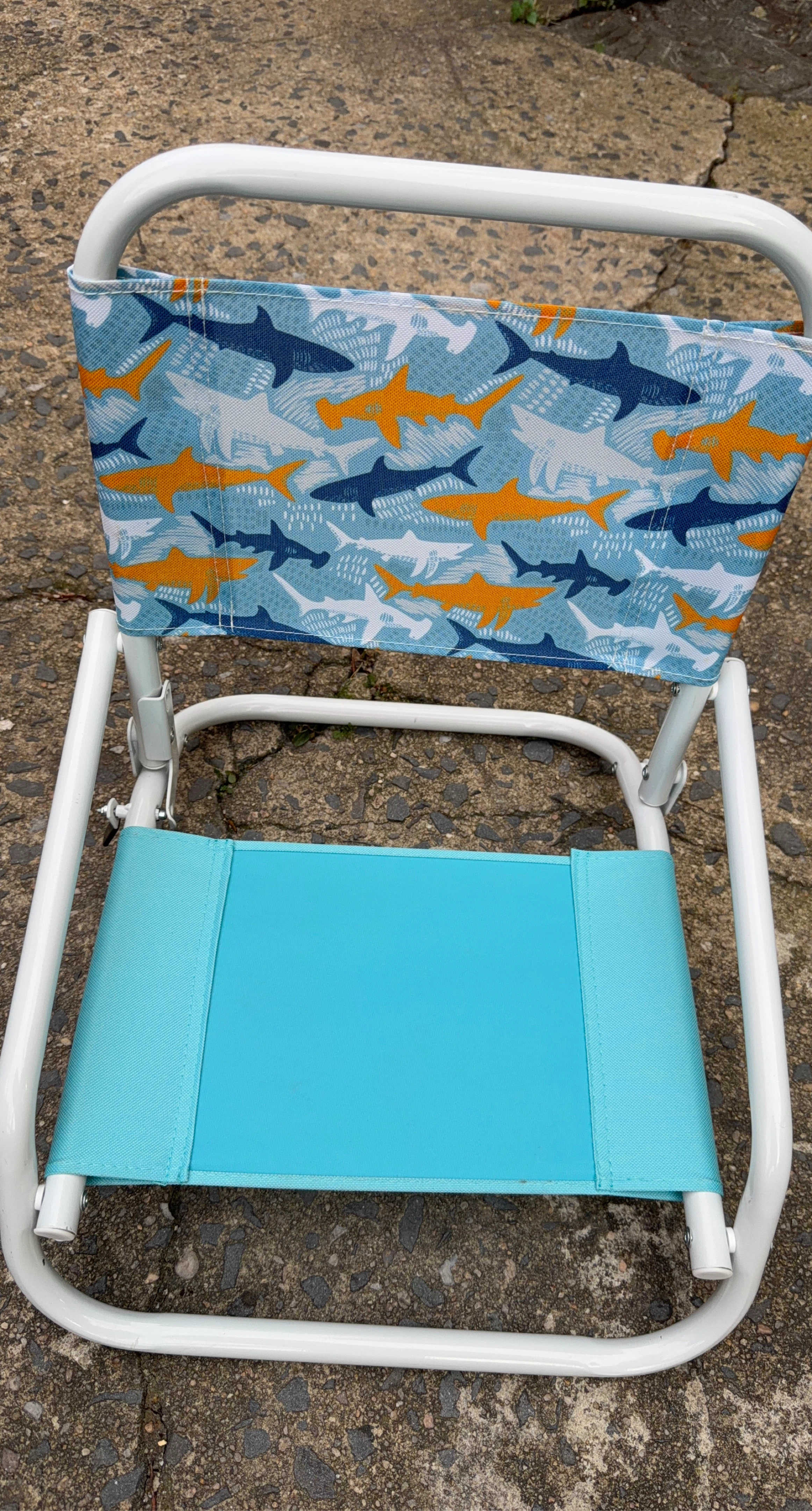 Kids Beach Chair with Shark Print