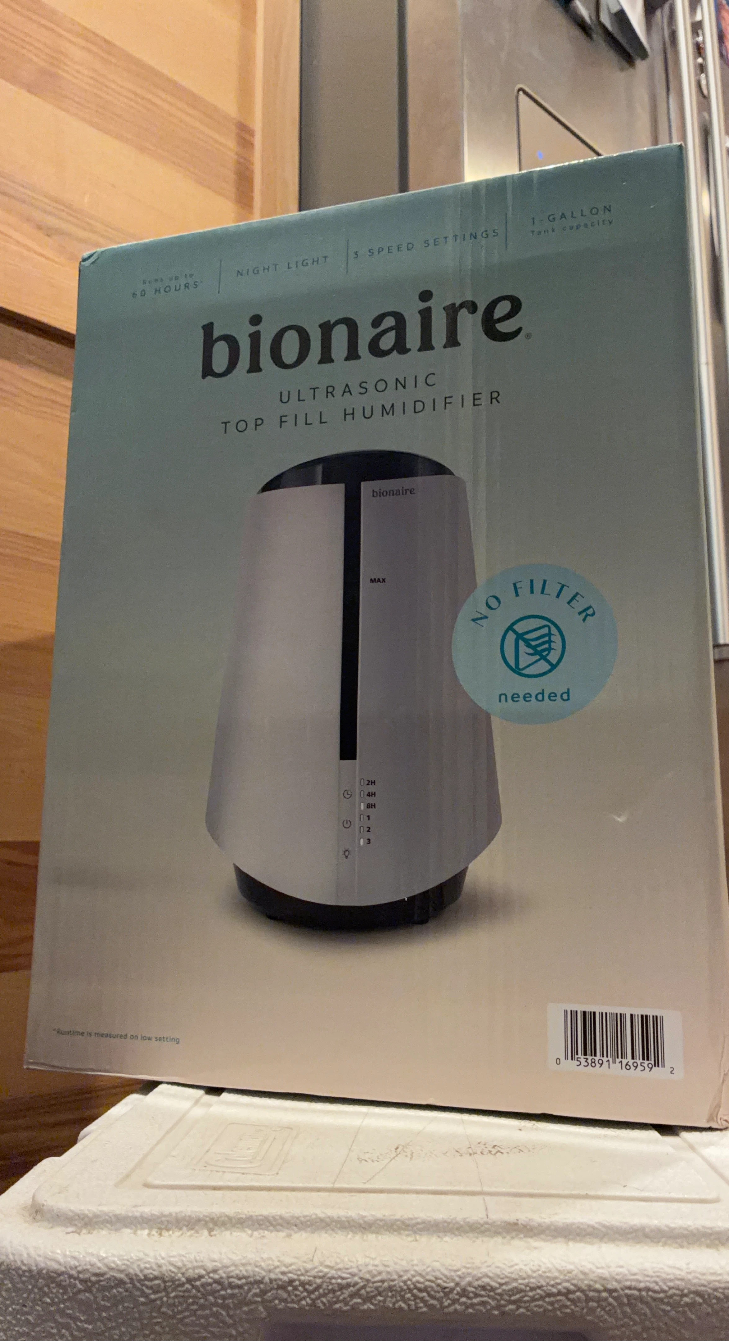 Bionaire Ultrasonic Top Fill Humidifier