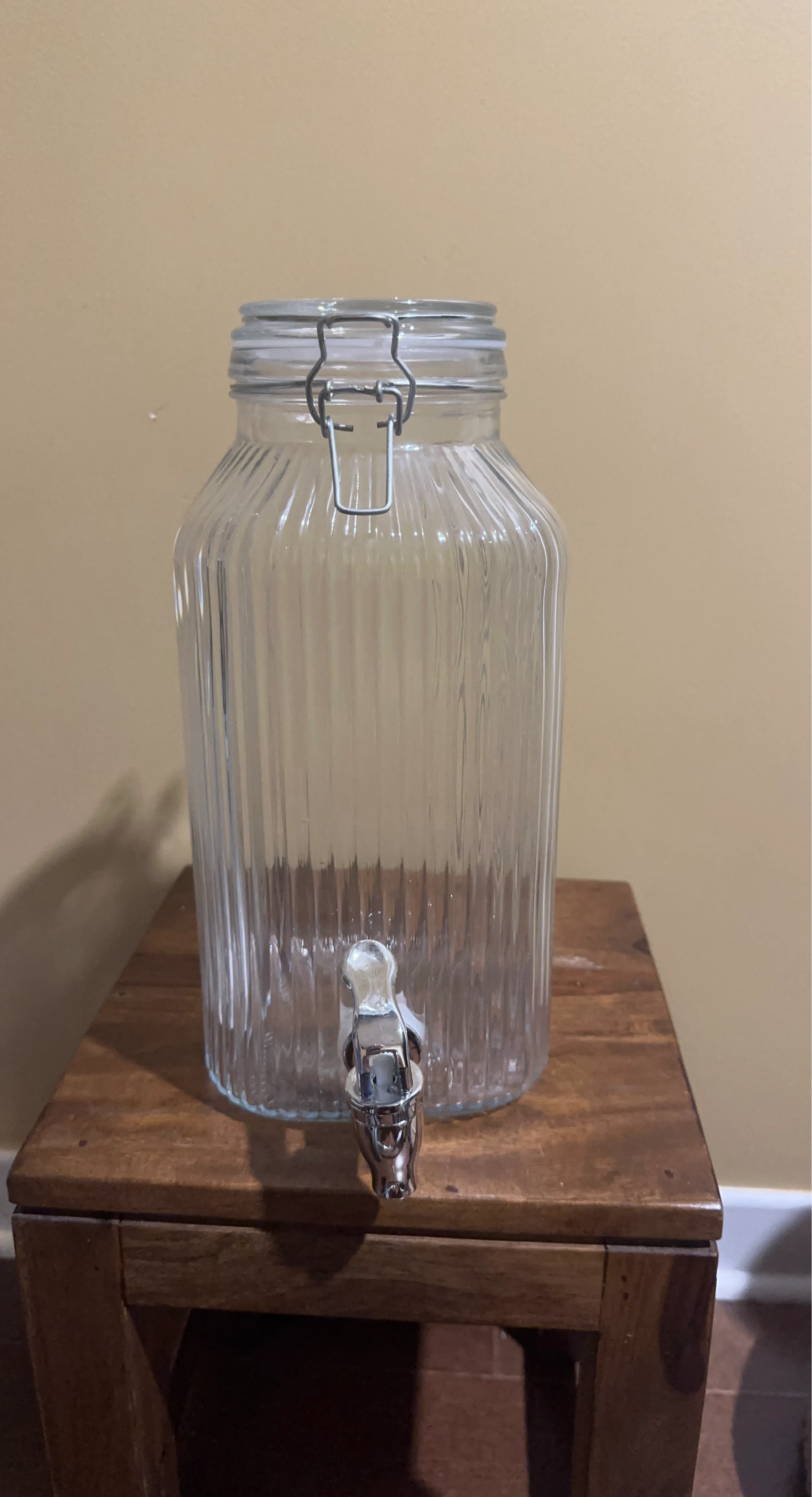 Glass Drink Dispenser with Spigot