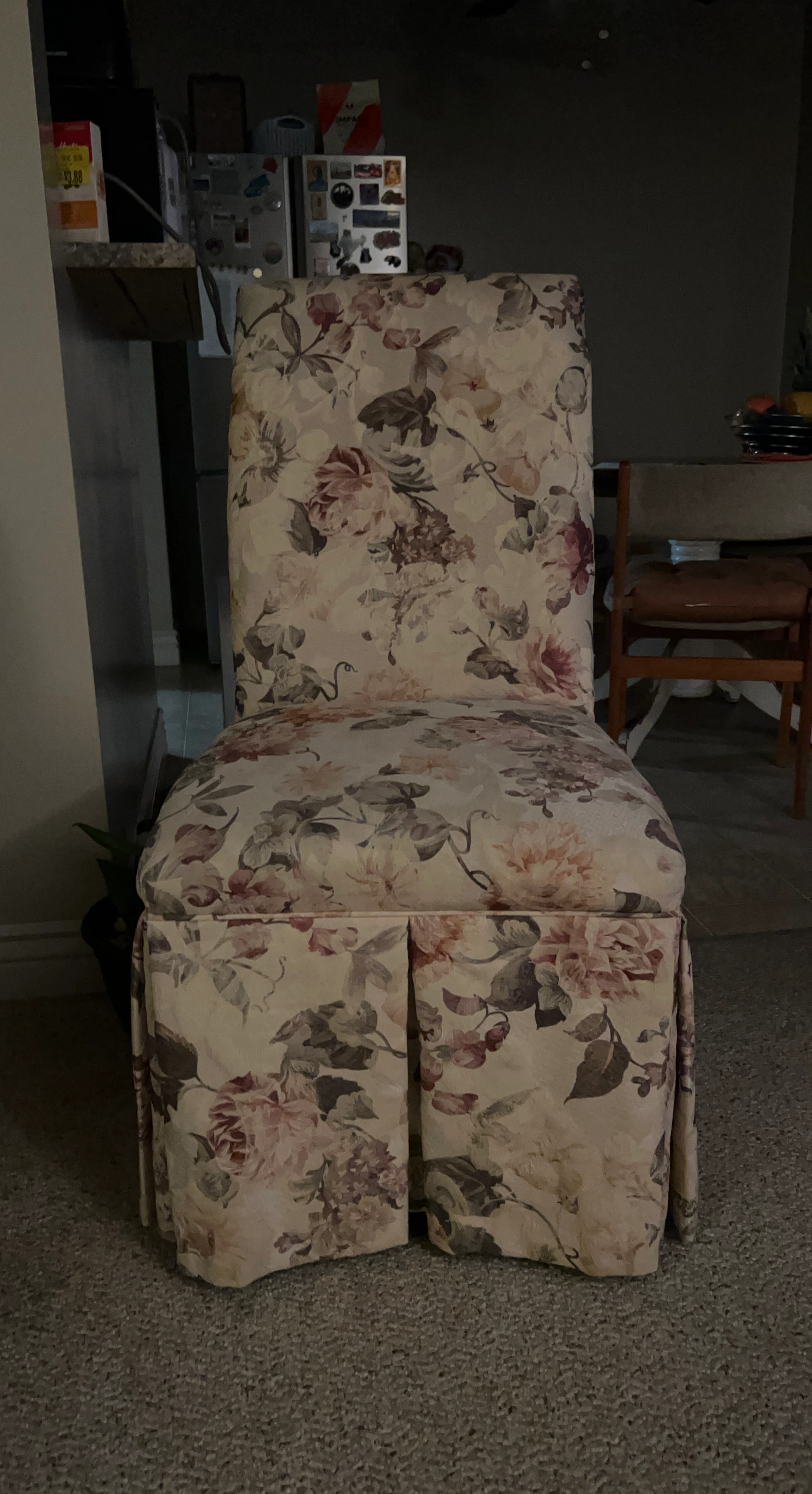 Floral Accent Chair