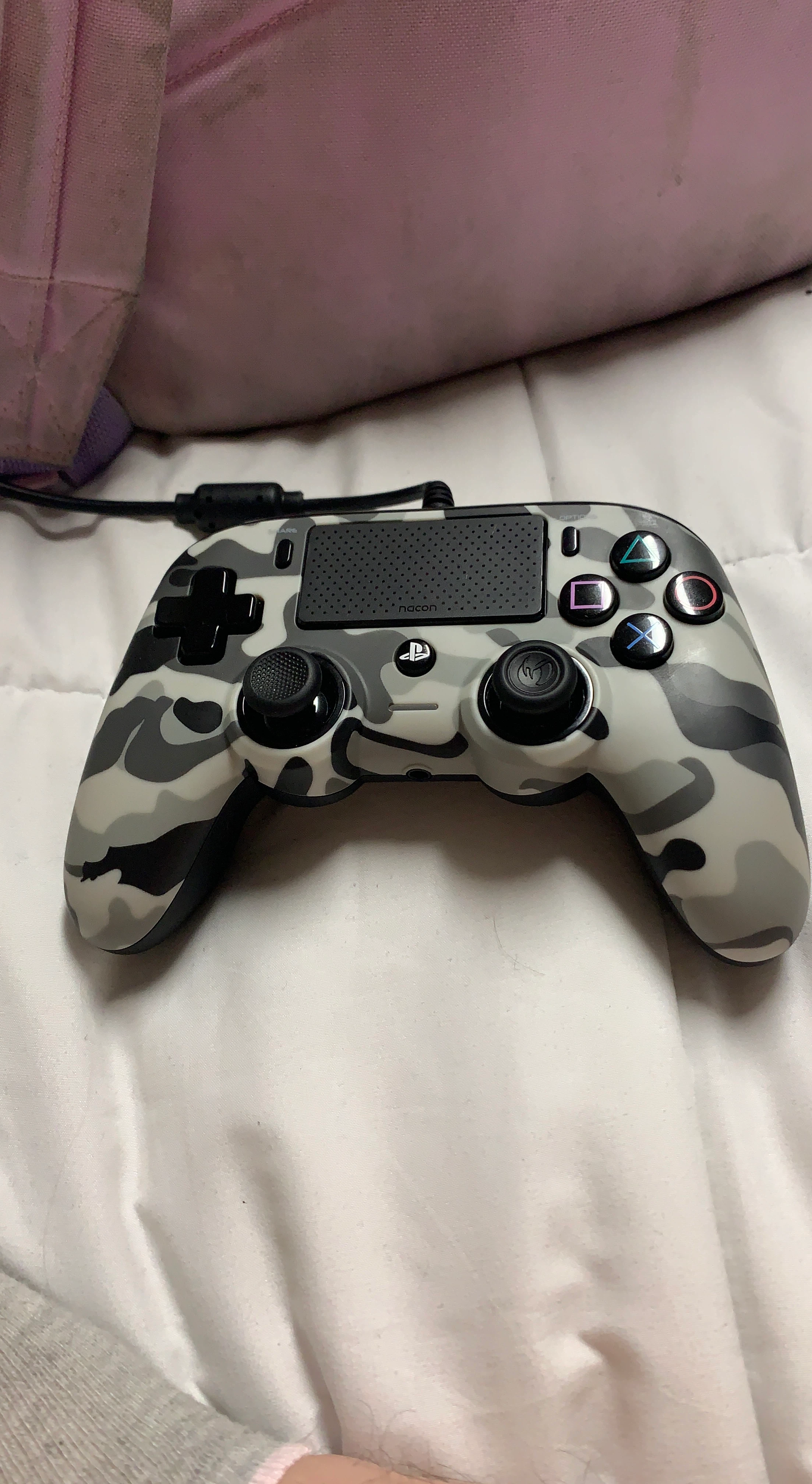 Nacon Camouflage Wired PS4 Controller for PlayStation 4