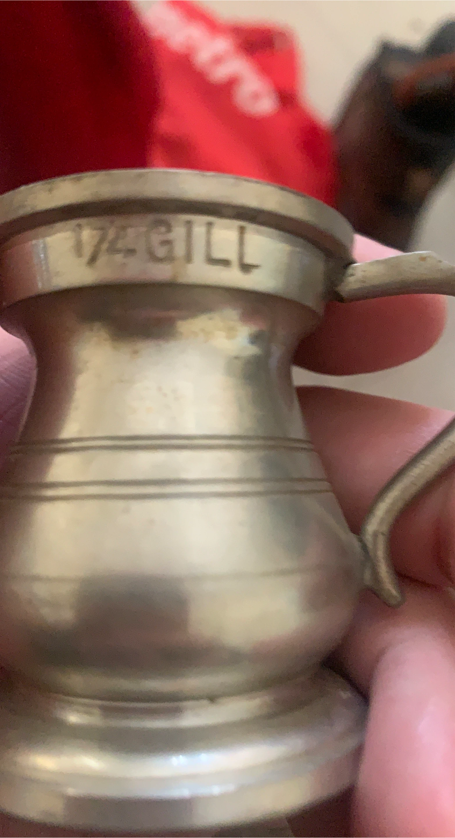 1/4 Gill Metal Measuring Cup