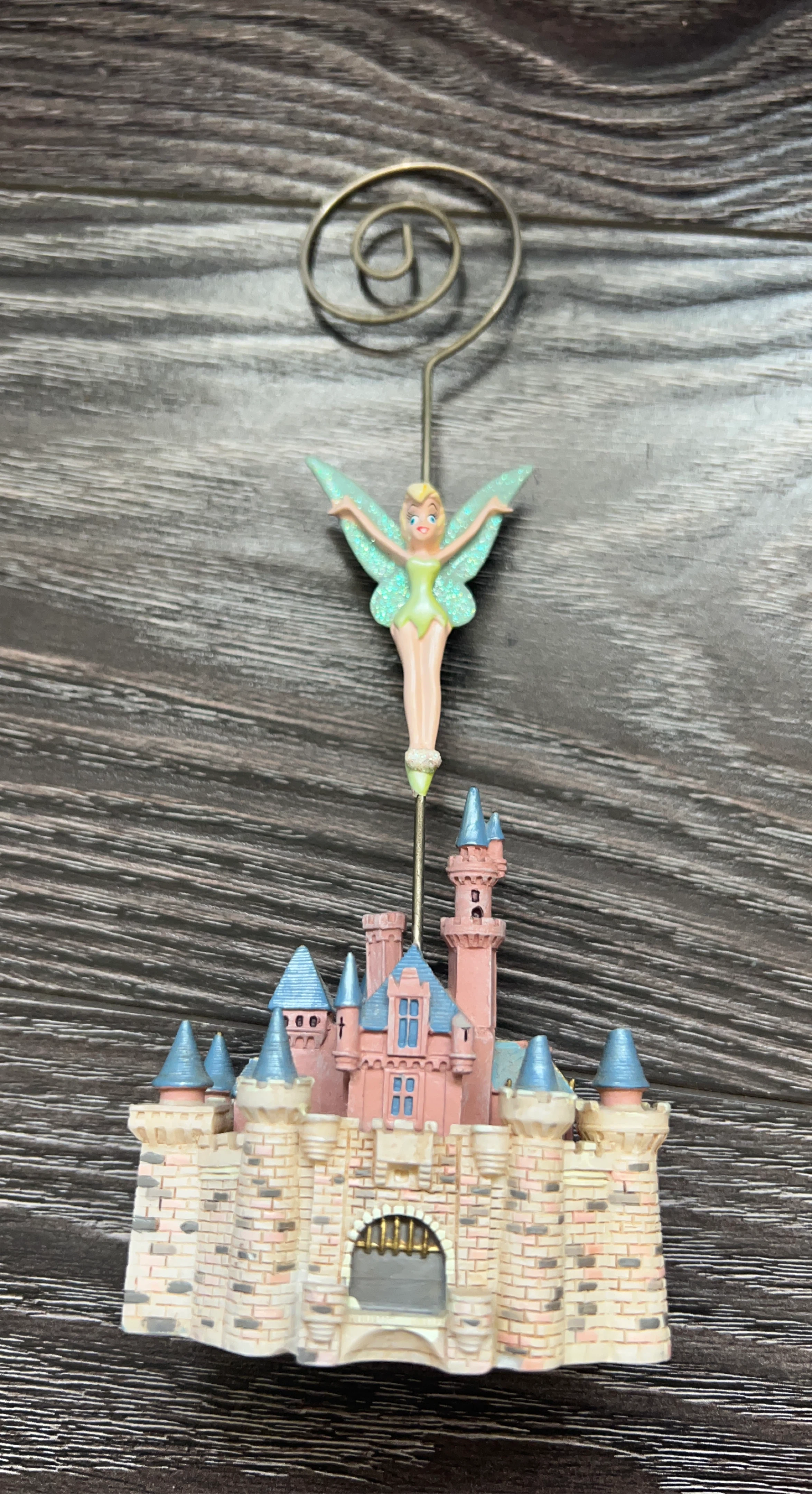 Disney Tinkerbell Castle Photo Holder