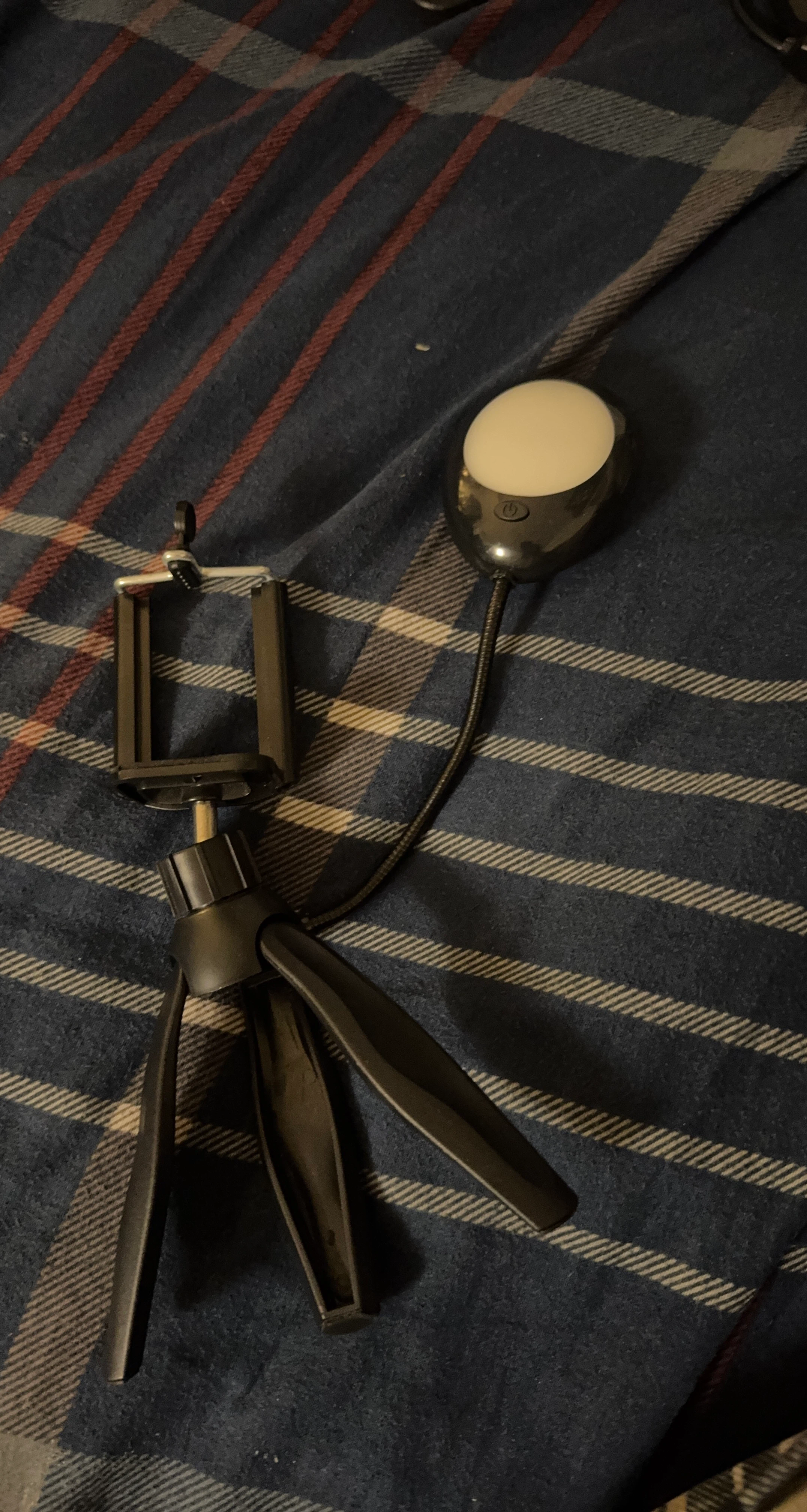 Mini Tripod with LED Ring Light