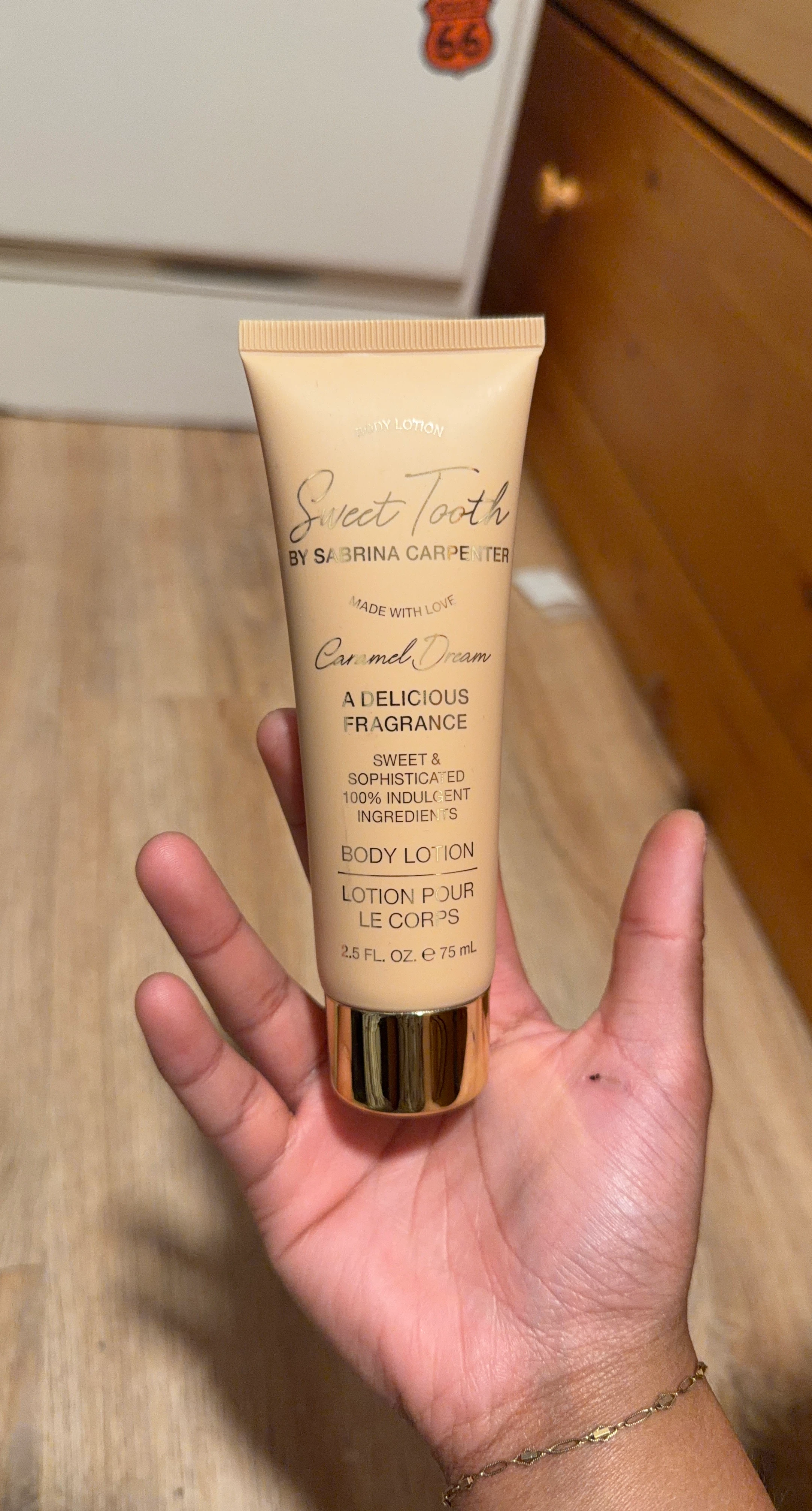 Sabrina Carpenter Sweet Tooth Caramel Dream Body Lotion 75mL