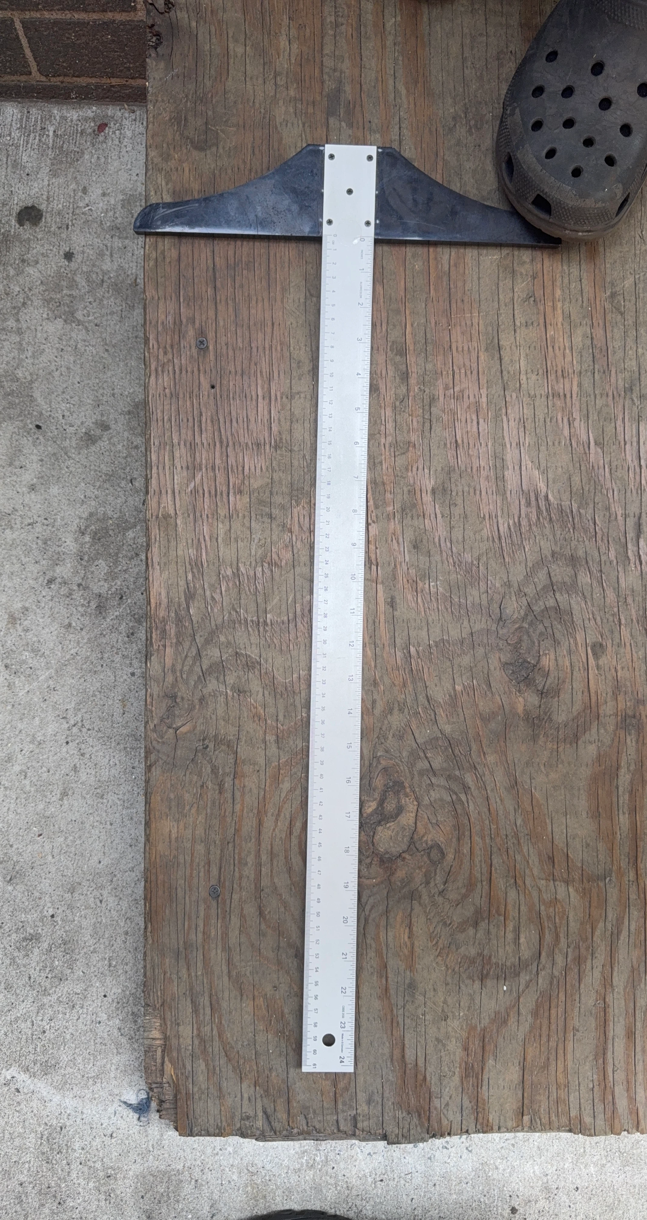 T-Square Ruler Metal Measuring Tool