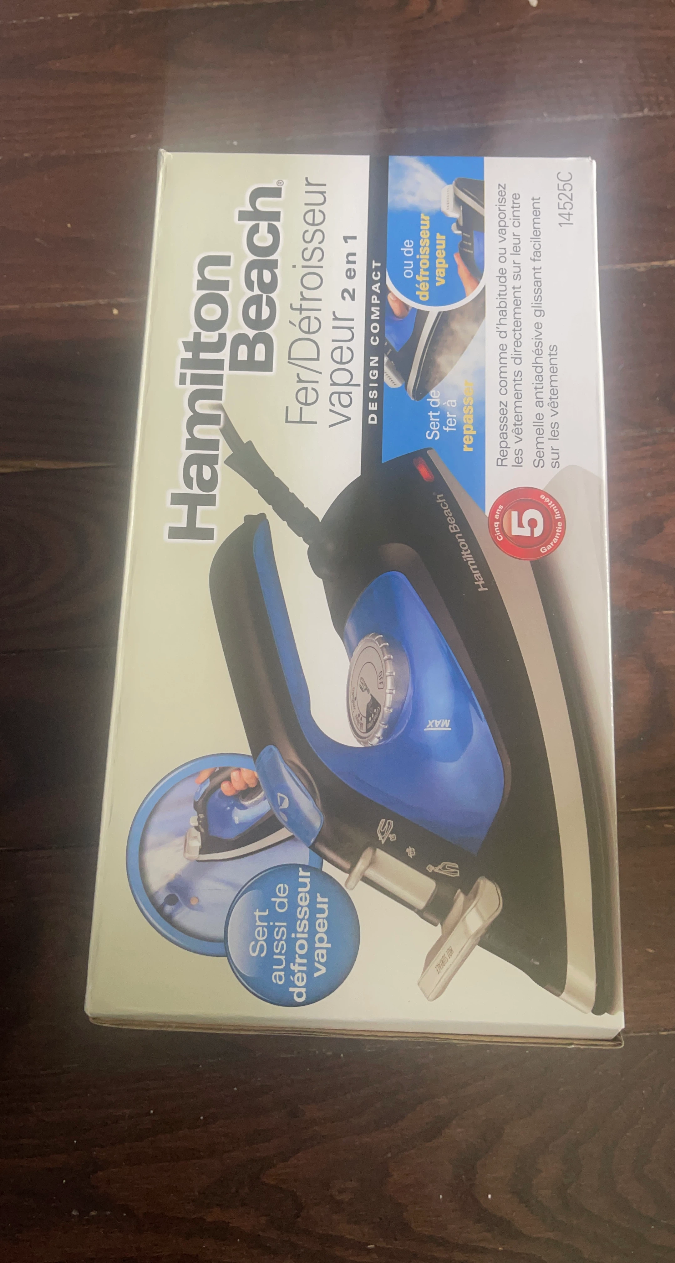 Hamilton Beach 2-in-1 Steam Iron and Fabric Steamer