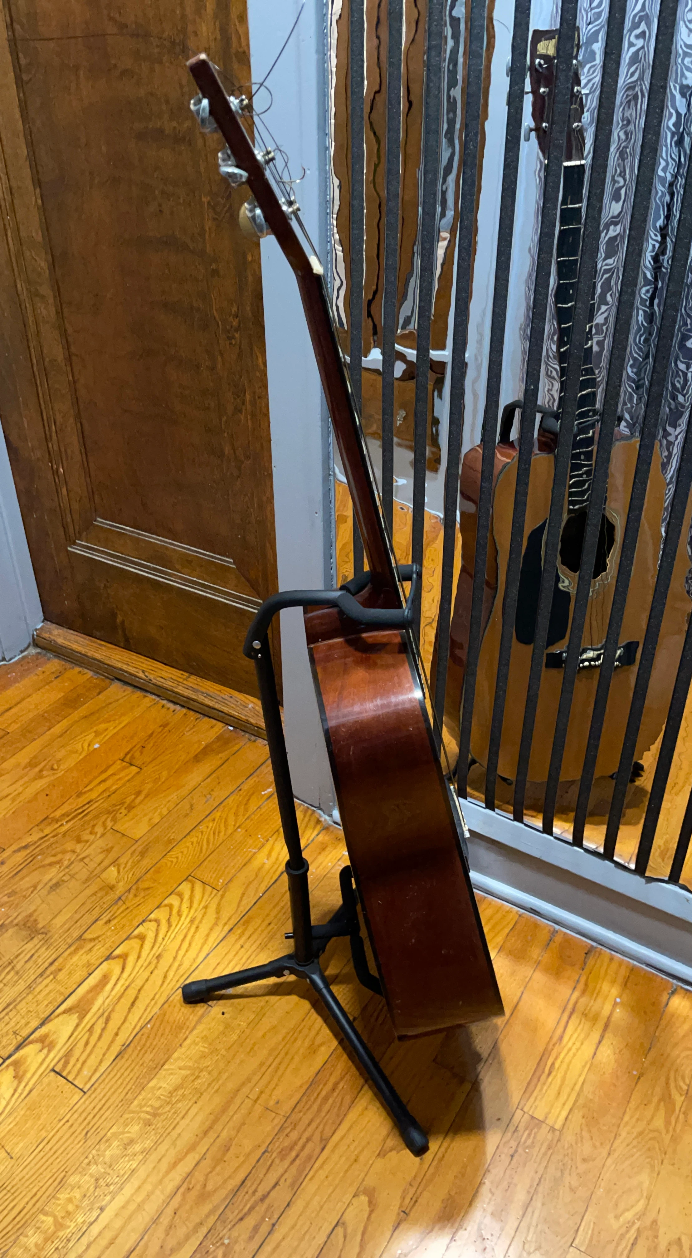 Acoustic Guitar on Stand