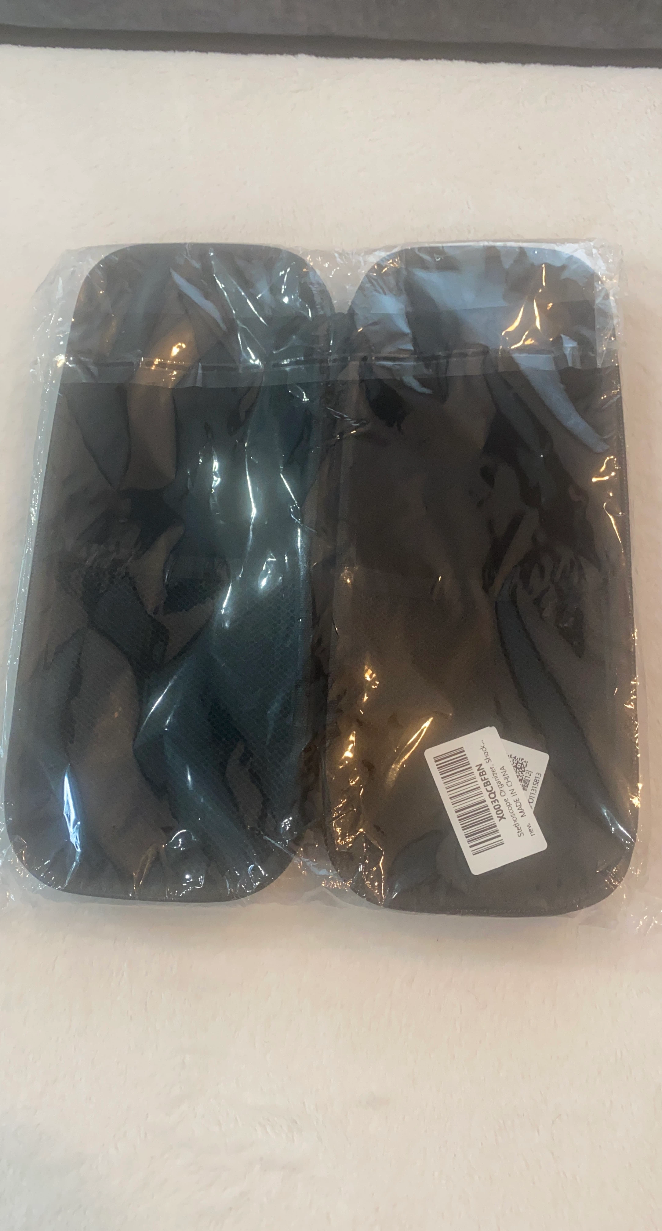 Black Stethoscope Organizer Pouch