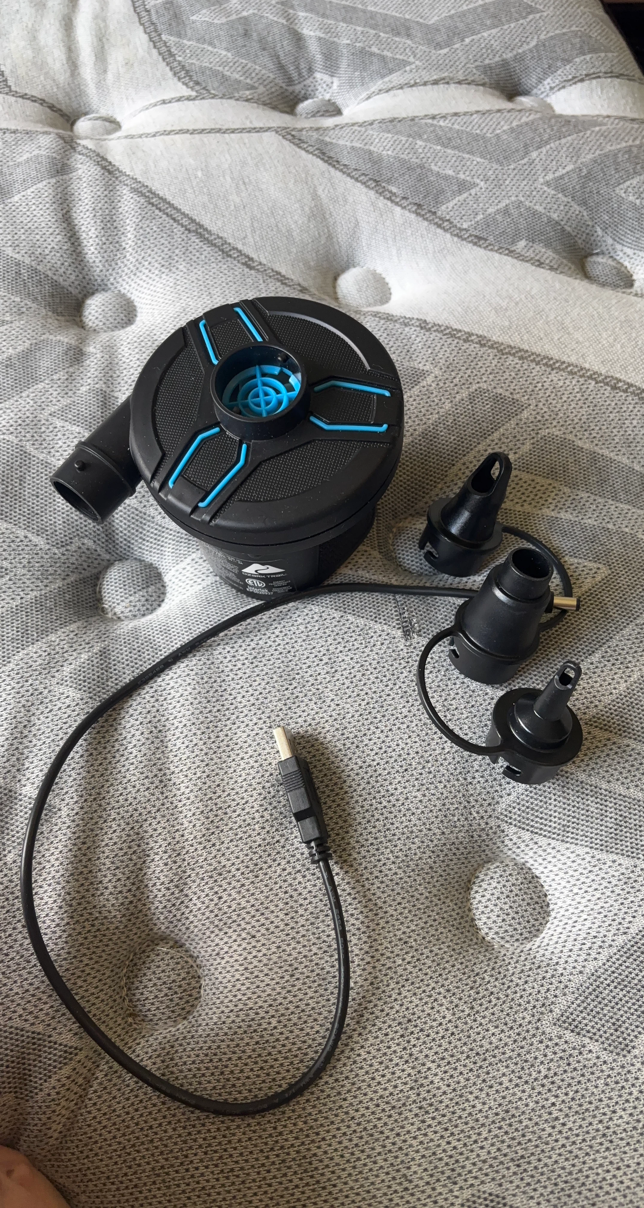 Ozark Trail Electric Air Pump with 3 Nozzles