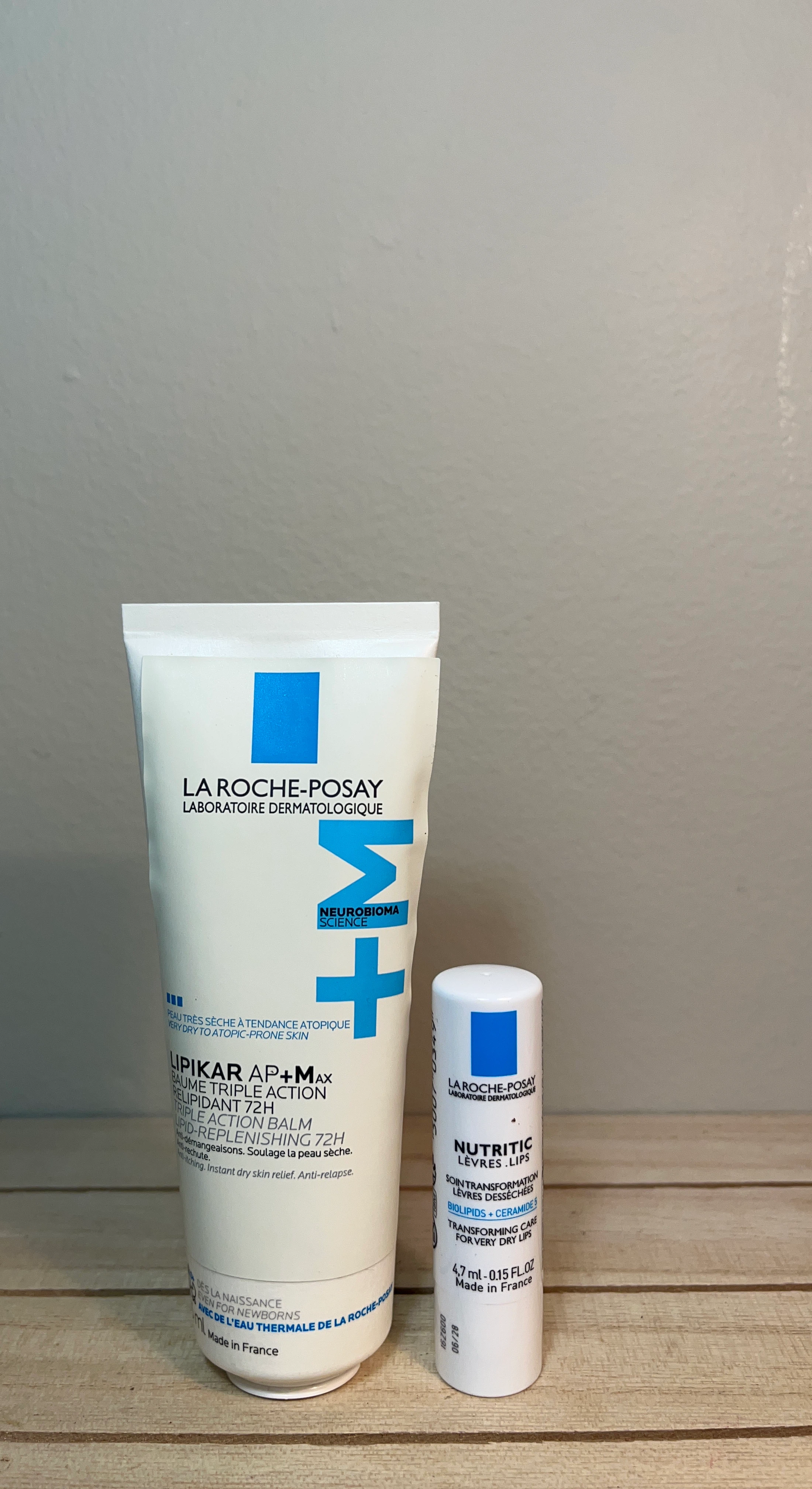 La Roche-Posay Lipikar AP+M Balm & Nutritic Lip Balm