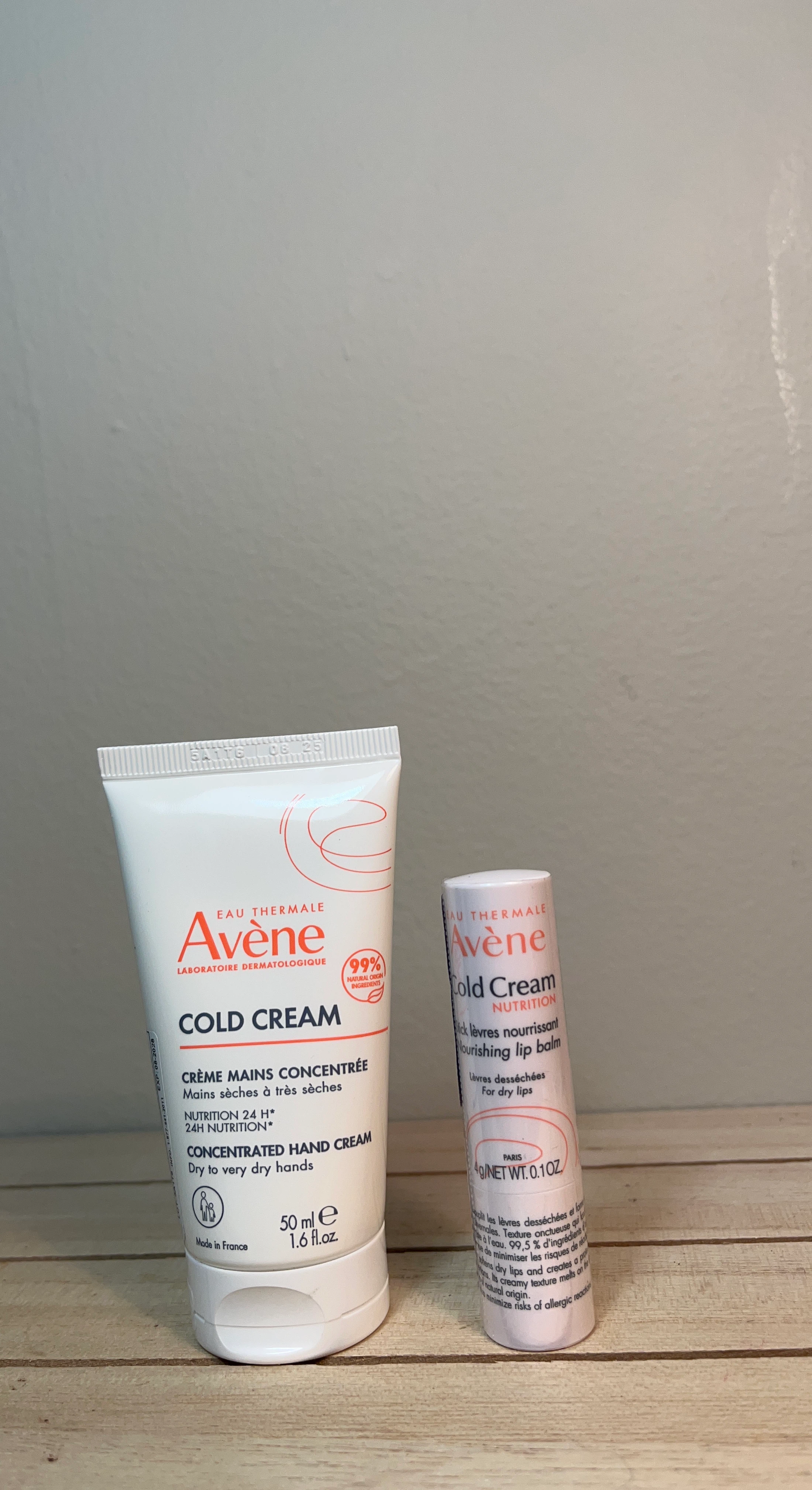 Avène Cold Cream Hand Cream & Lip Balm Set