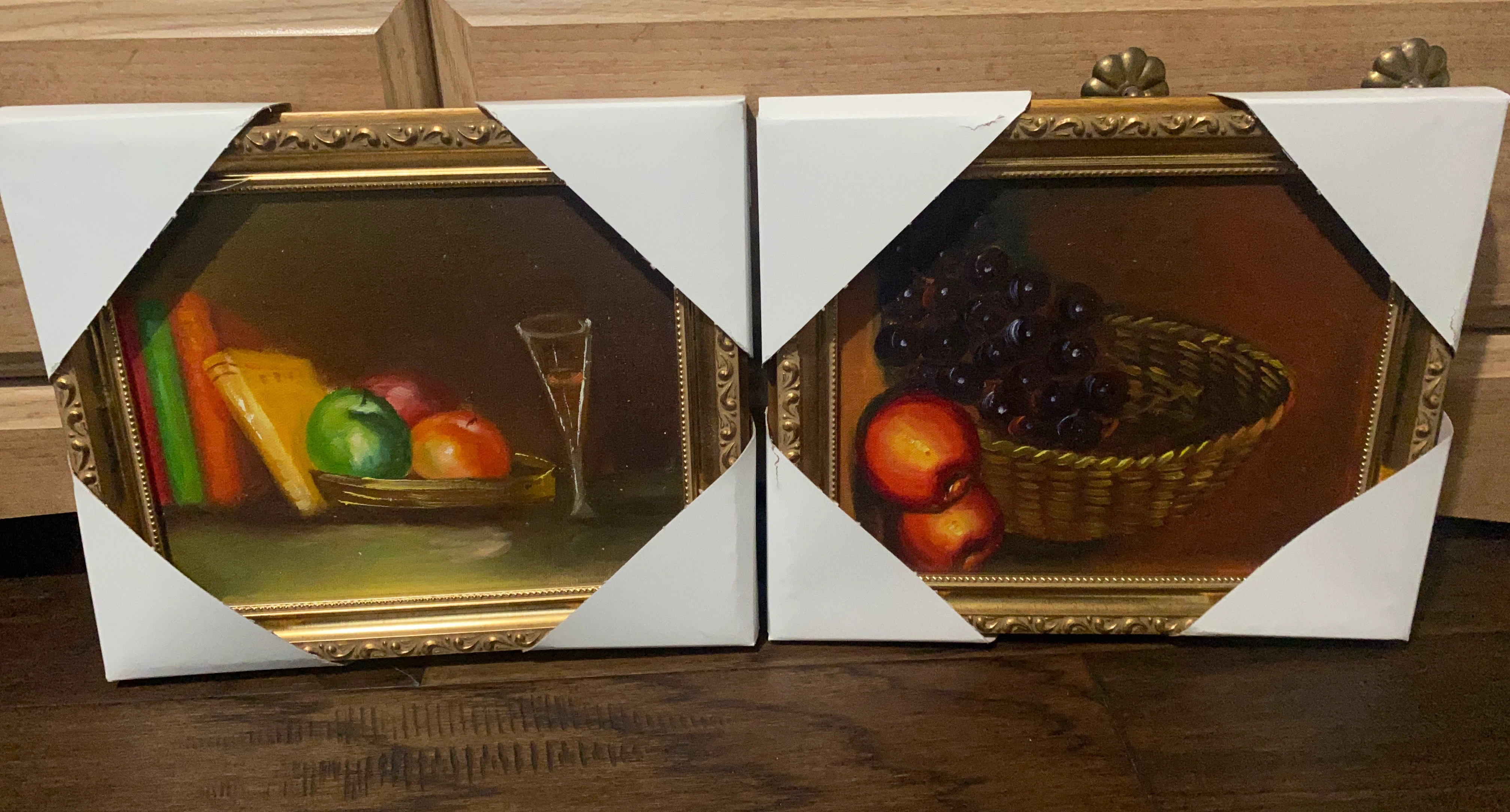 Set of 2 Framed Still Life Art Prints