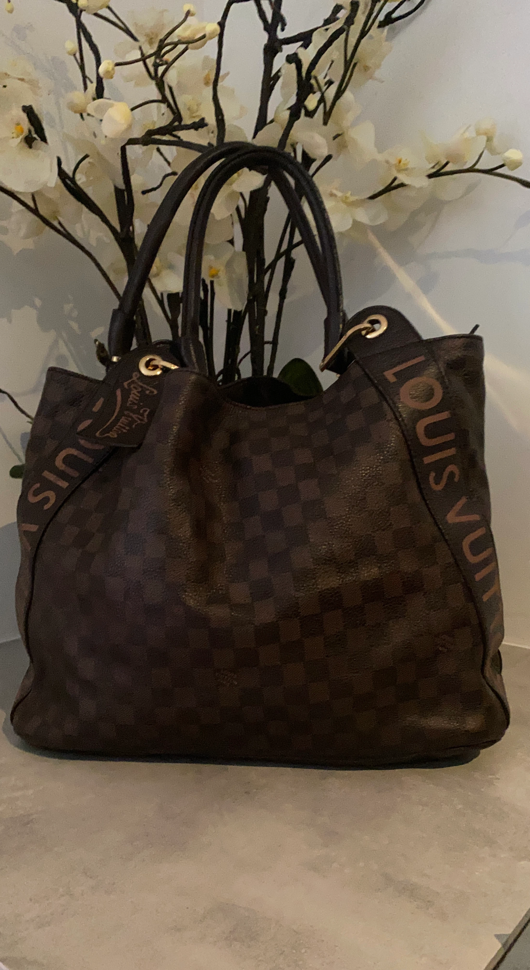 Louis Vuitton Damier Ebene Mahina Bag