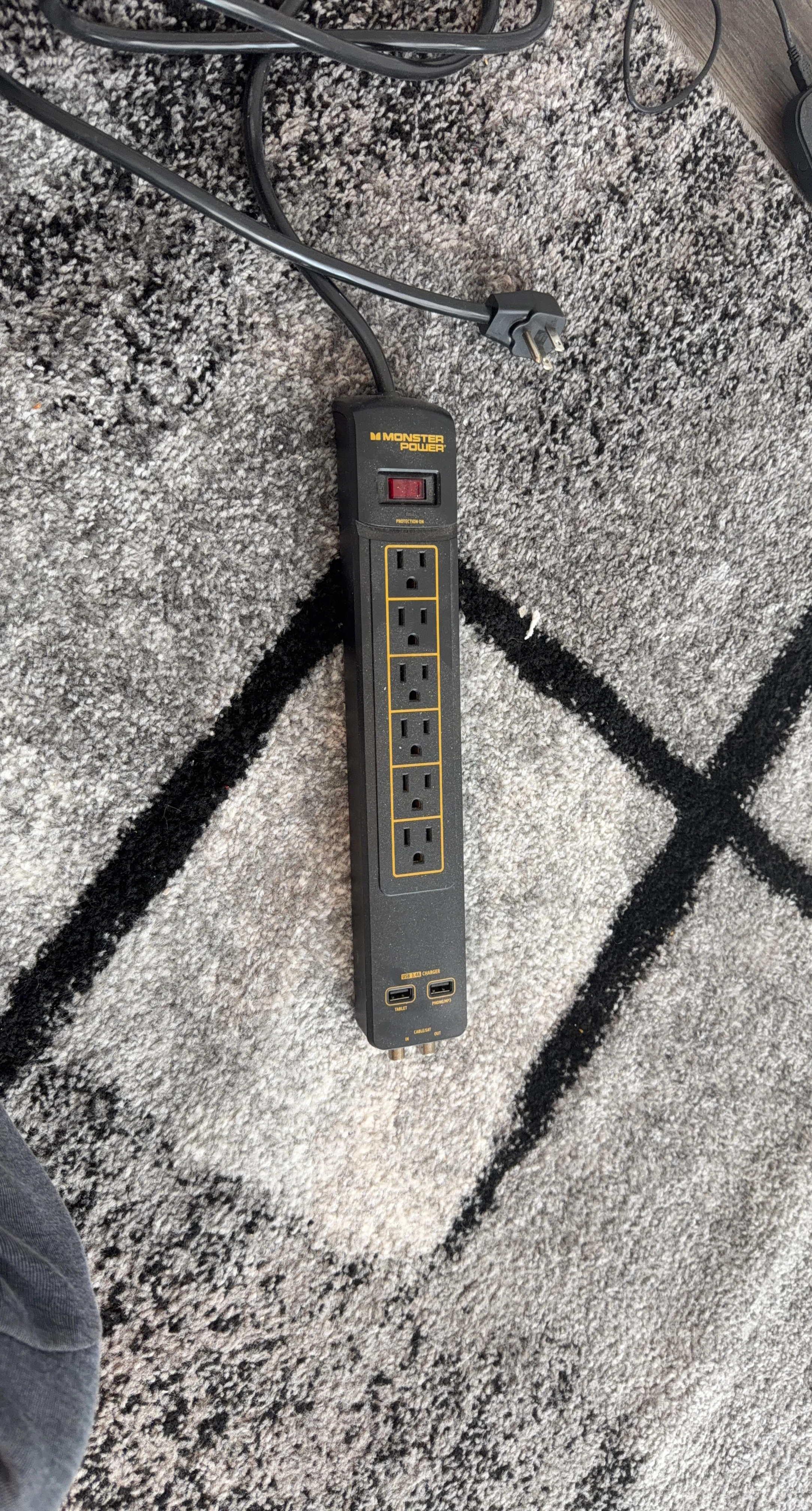 Monster Power Surge Protector with USB Ports