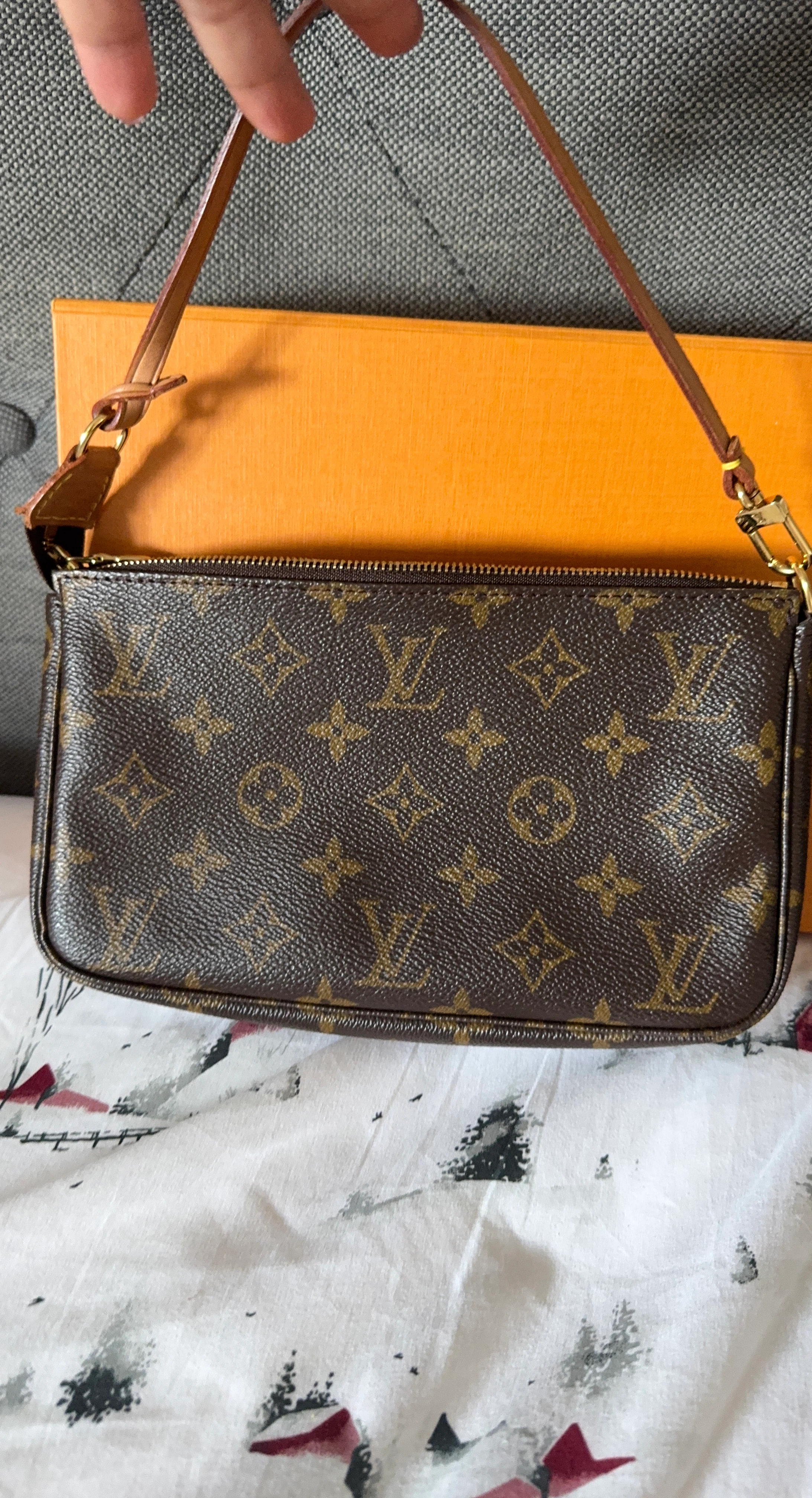 Louis Vuitton Monogram Pouch Authentic