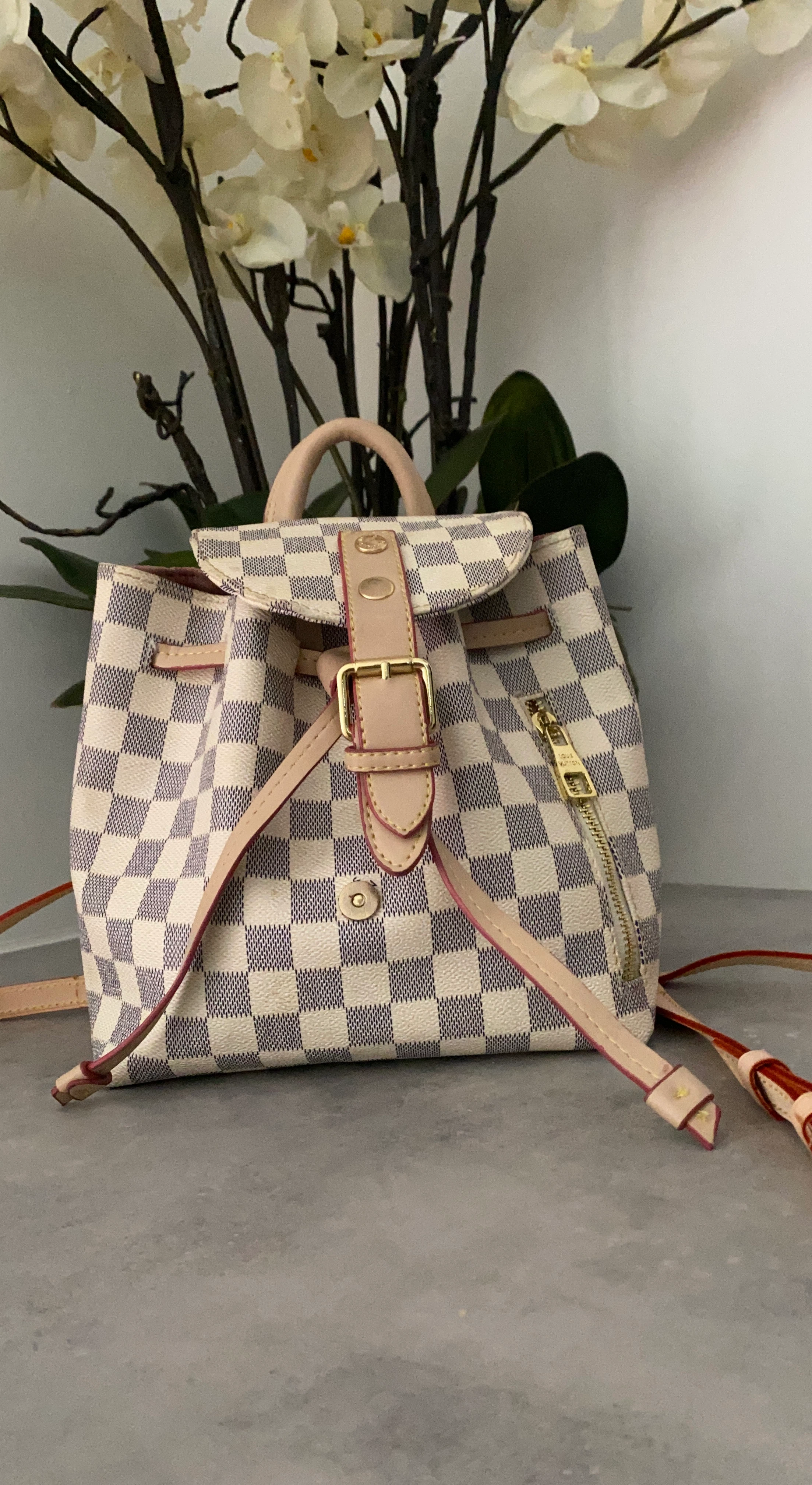 Louis Vuitton Damier Azur Canvas Backpack
