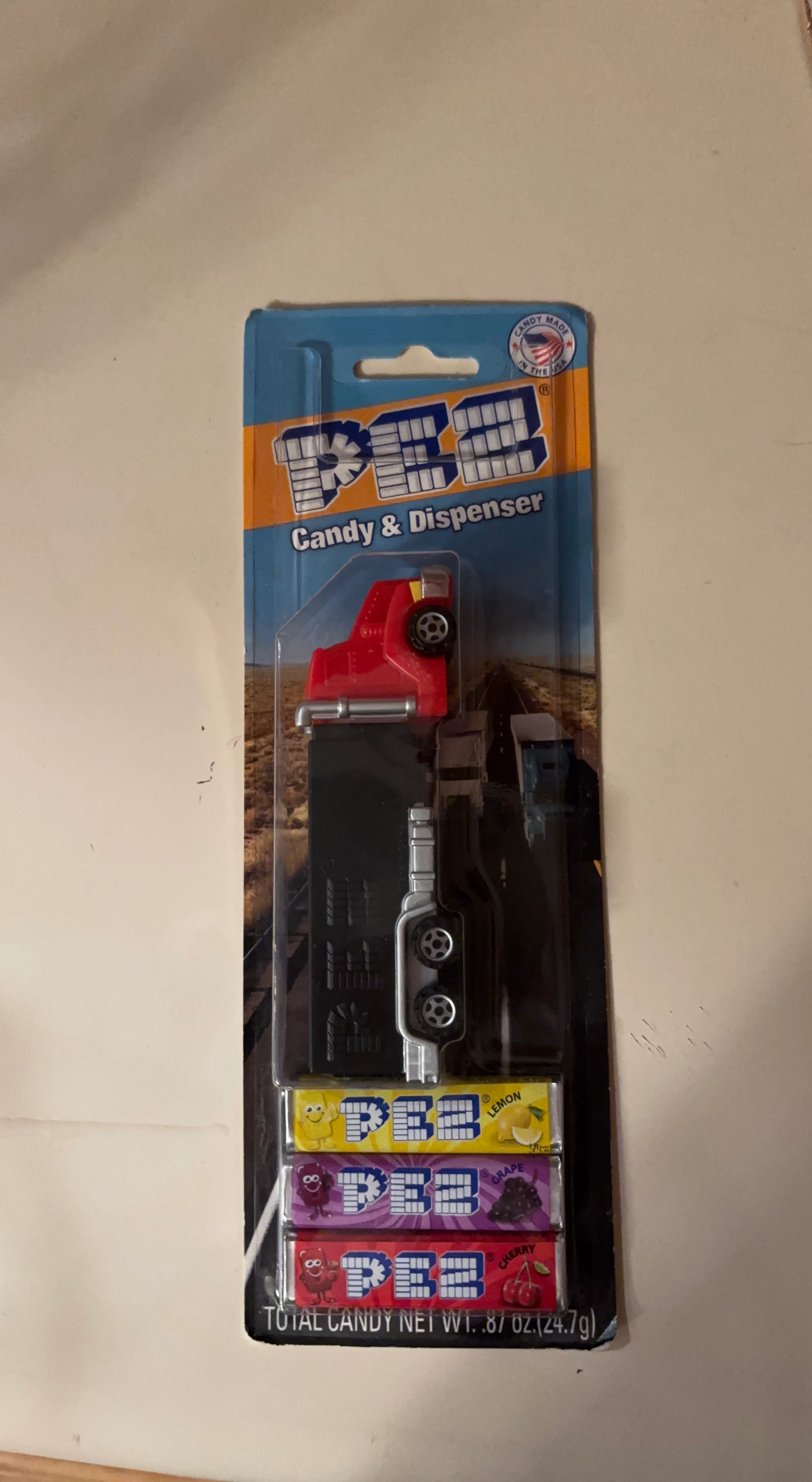PEZ Candy & Dispenser Truck Red