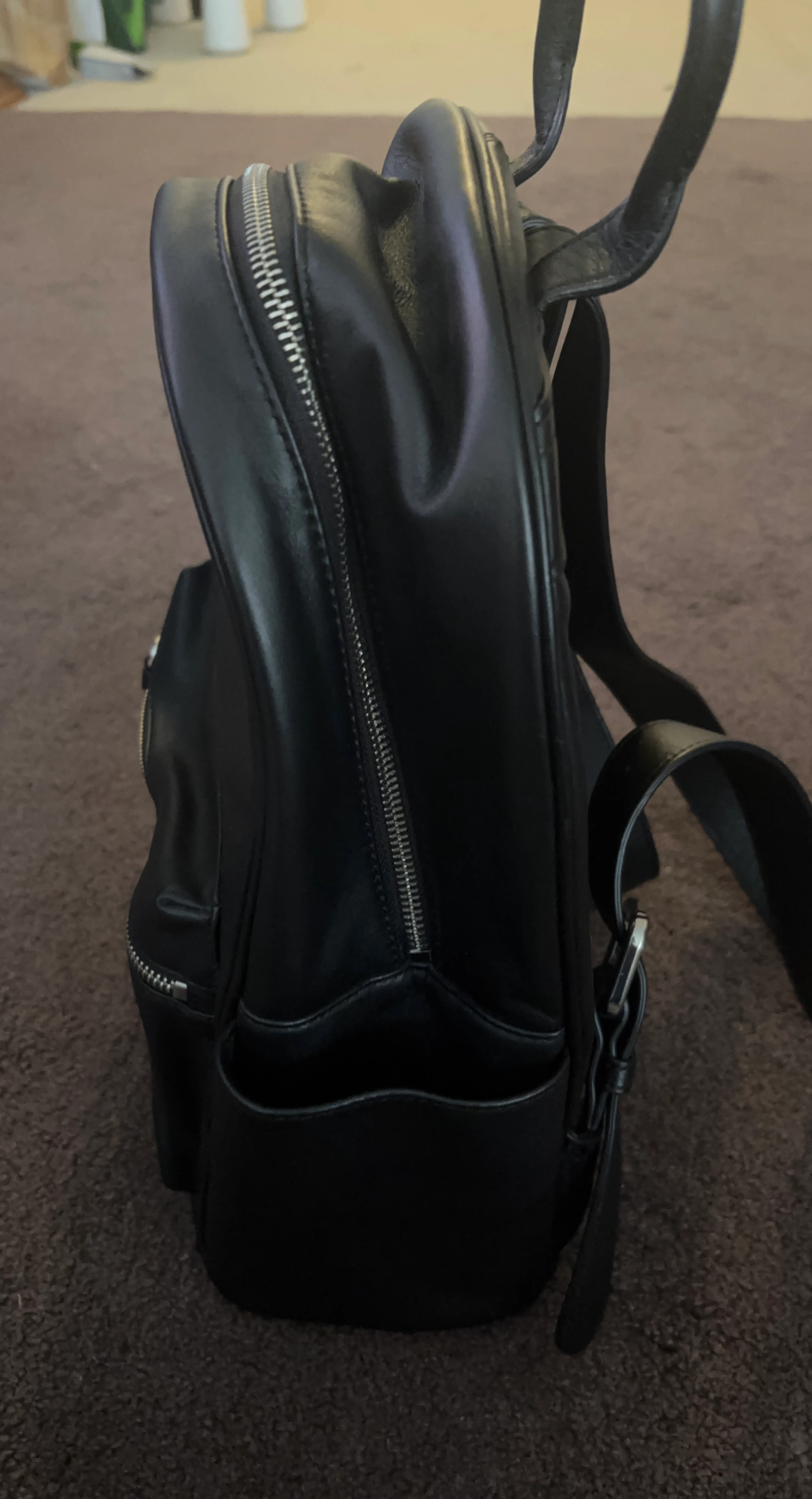 Black Leather backpack