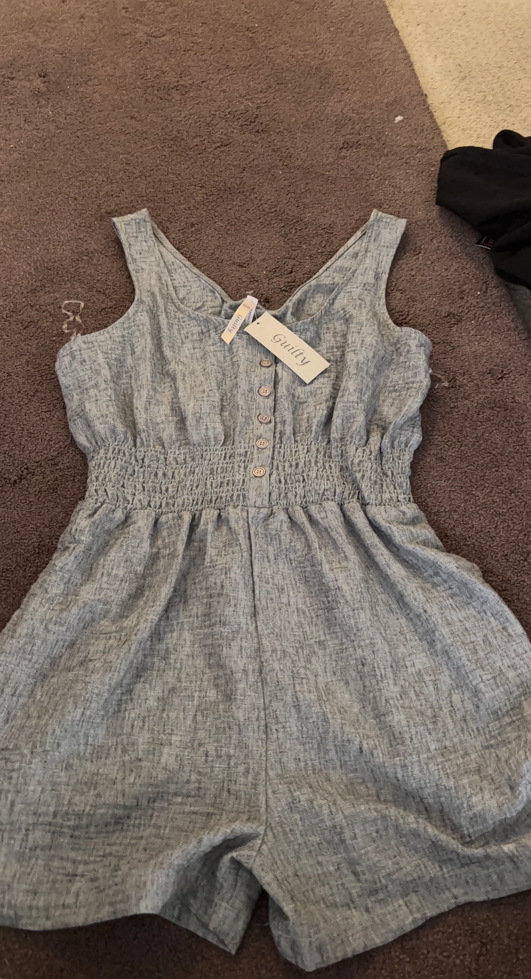 Guilty Grey Romper