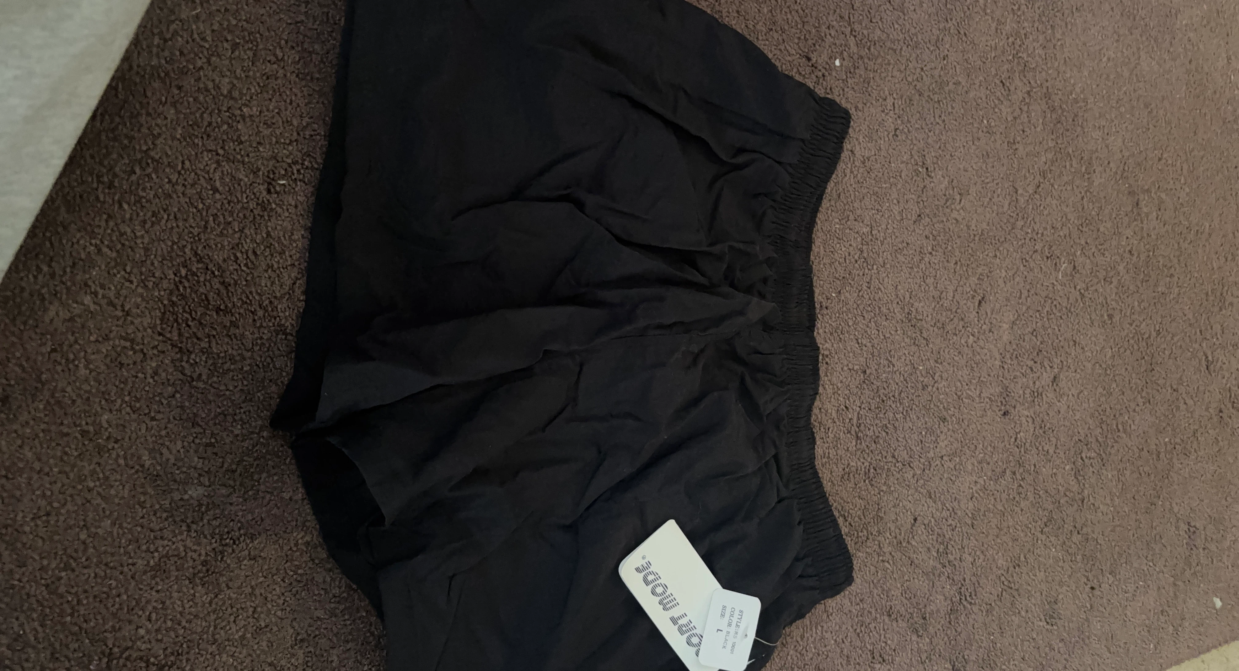 Sport Mode Black Shorts